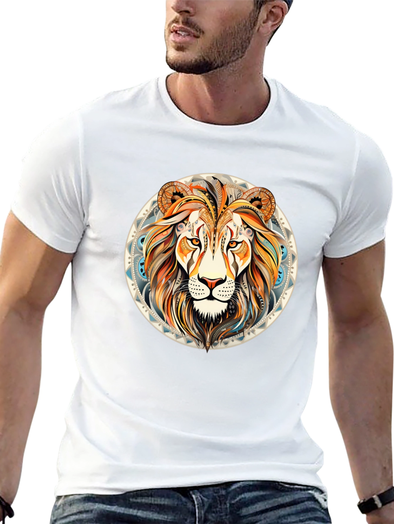 Lion Graphic Tee - Bold Style