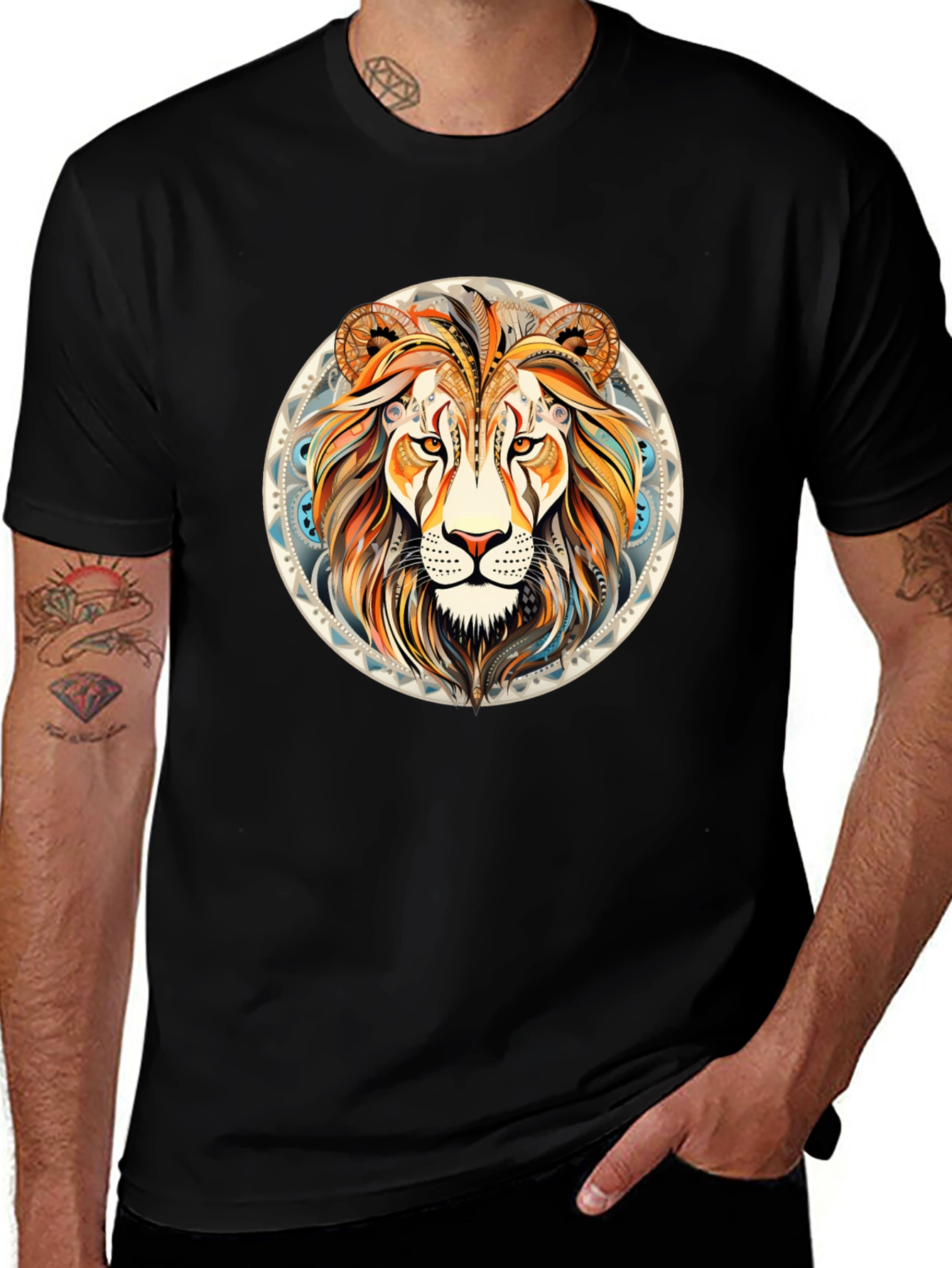 Lion Graphic Tee - Bold Style