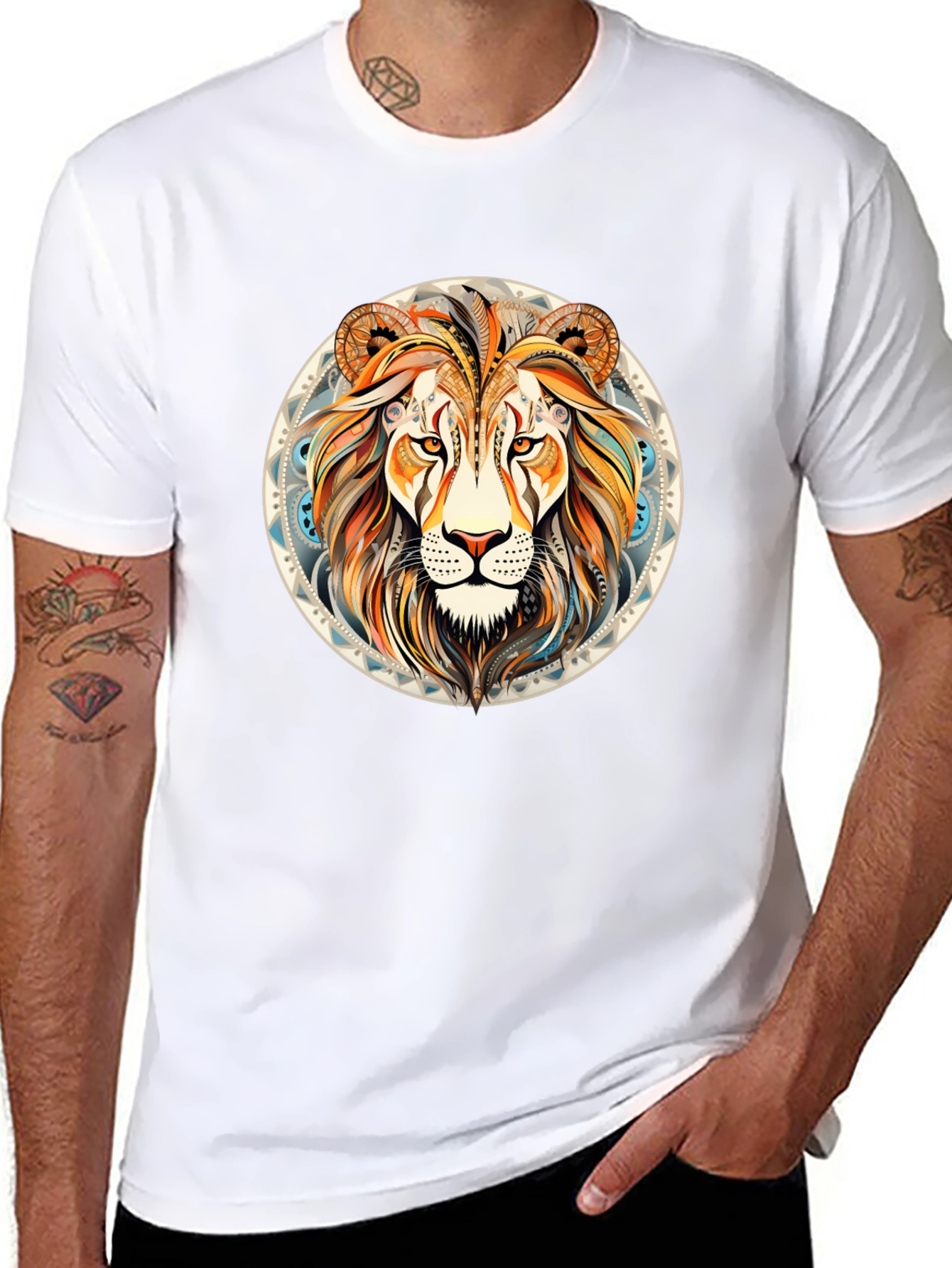 Lion Graphic Tee - Bold Style