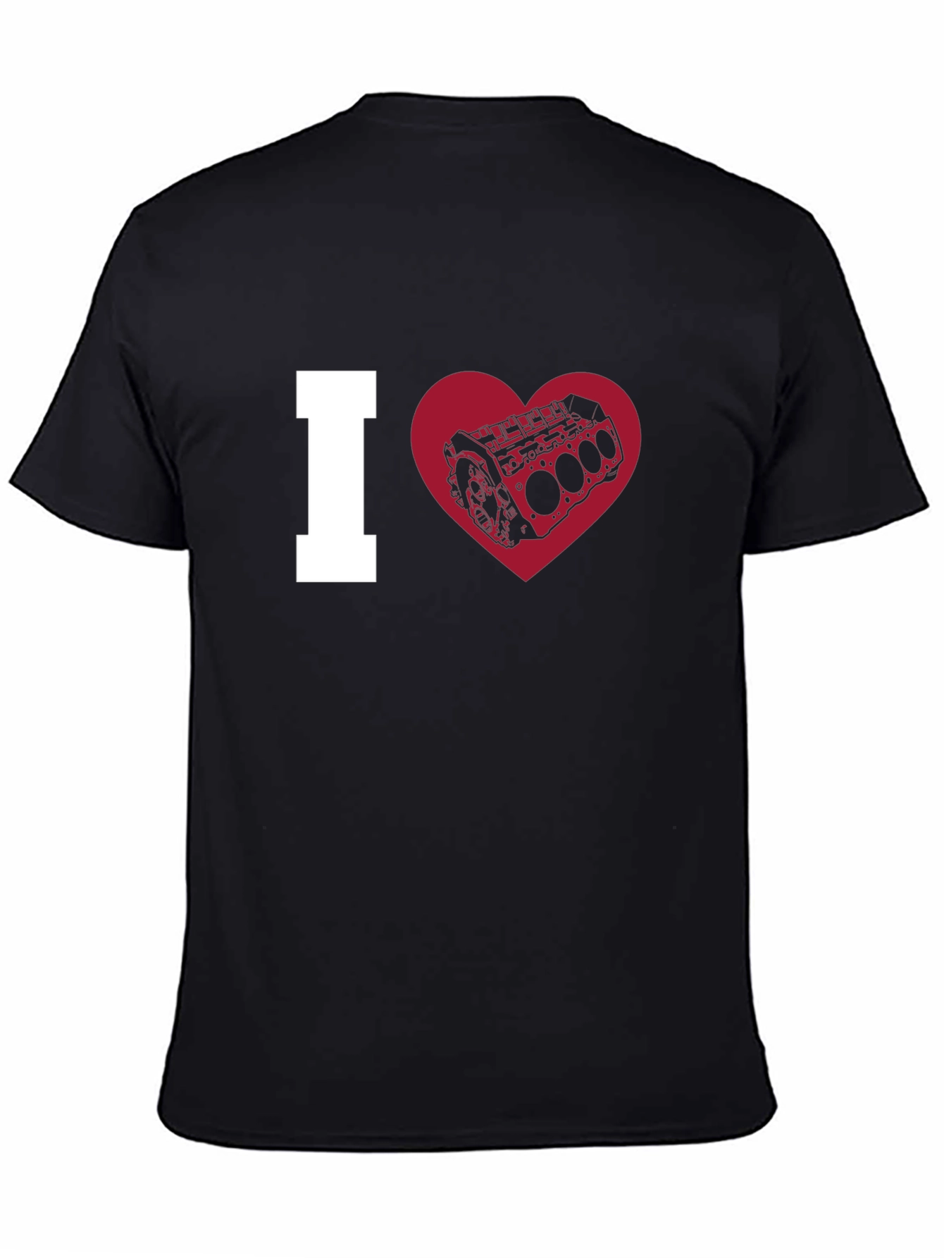 I Heart Engine T-Shirt - Black