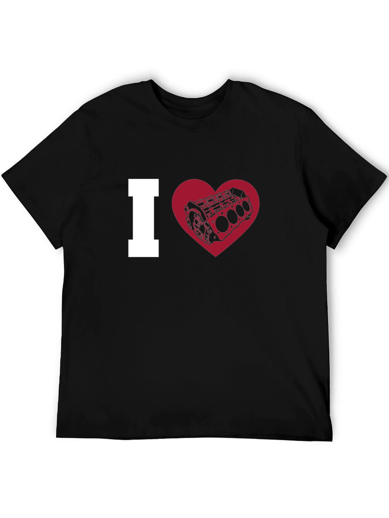 I Heart Engine T-Shirt - Black