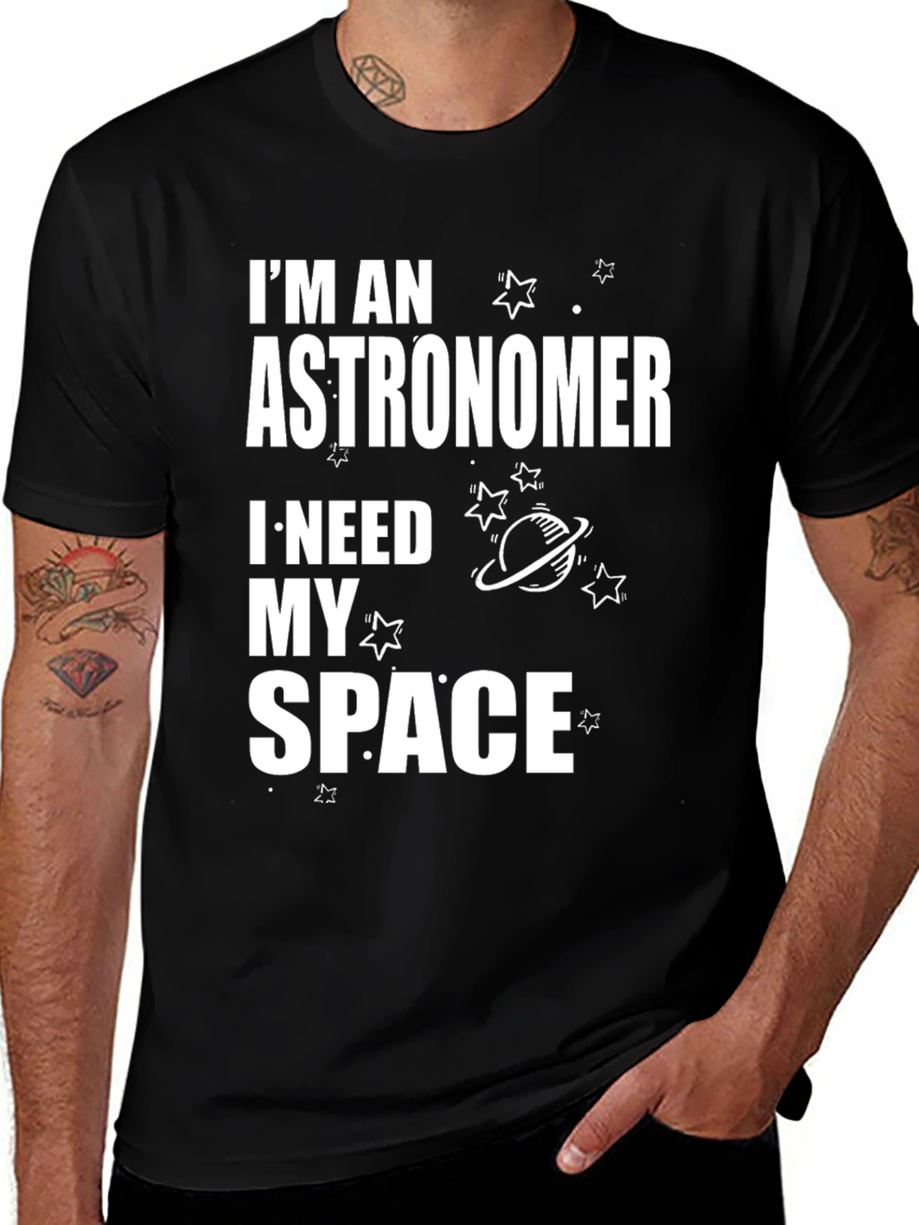 Astronomer Space Graphic T-Shirt
