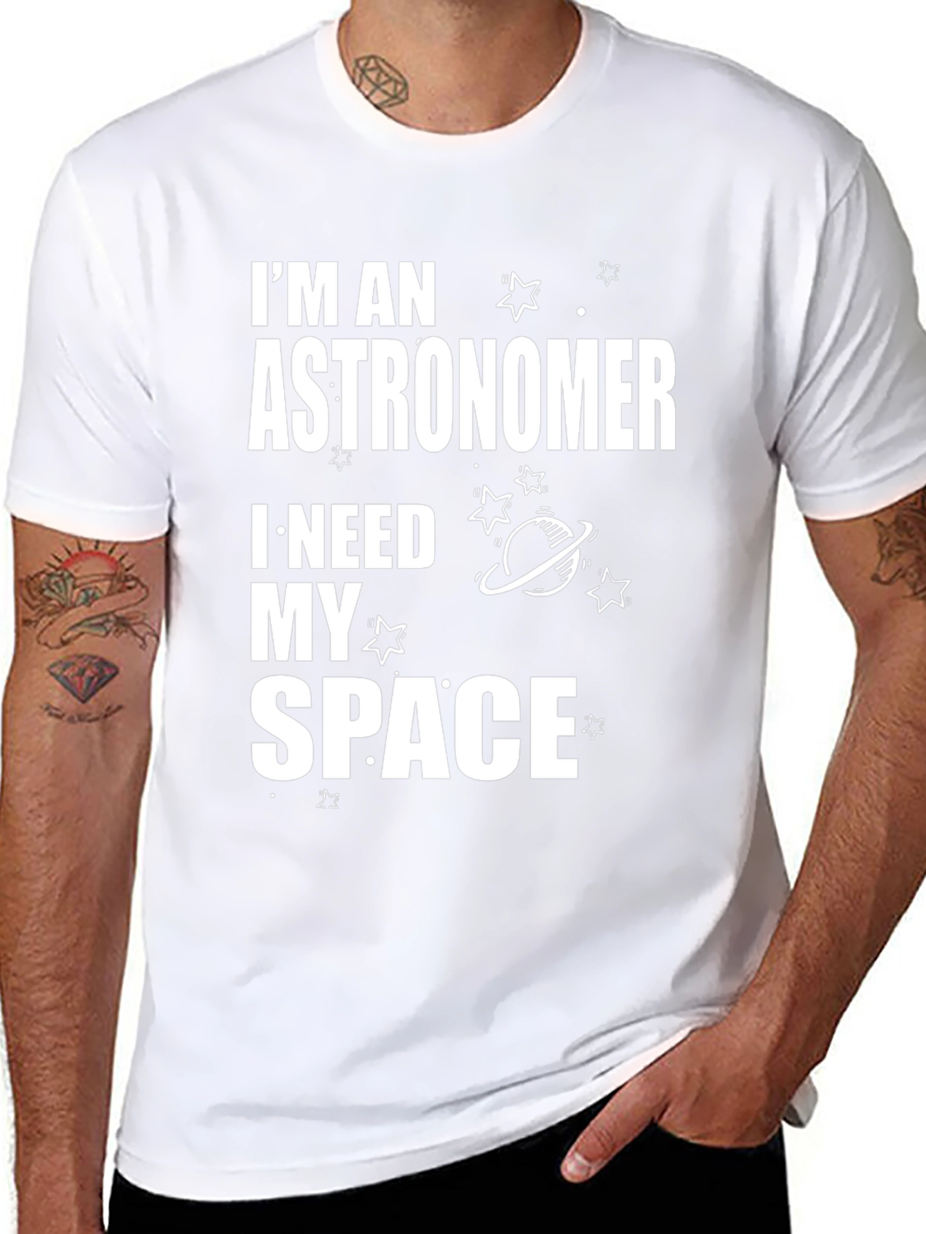 Astronomer Space Graphic T-Shirt