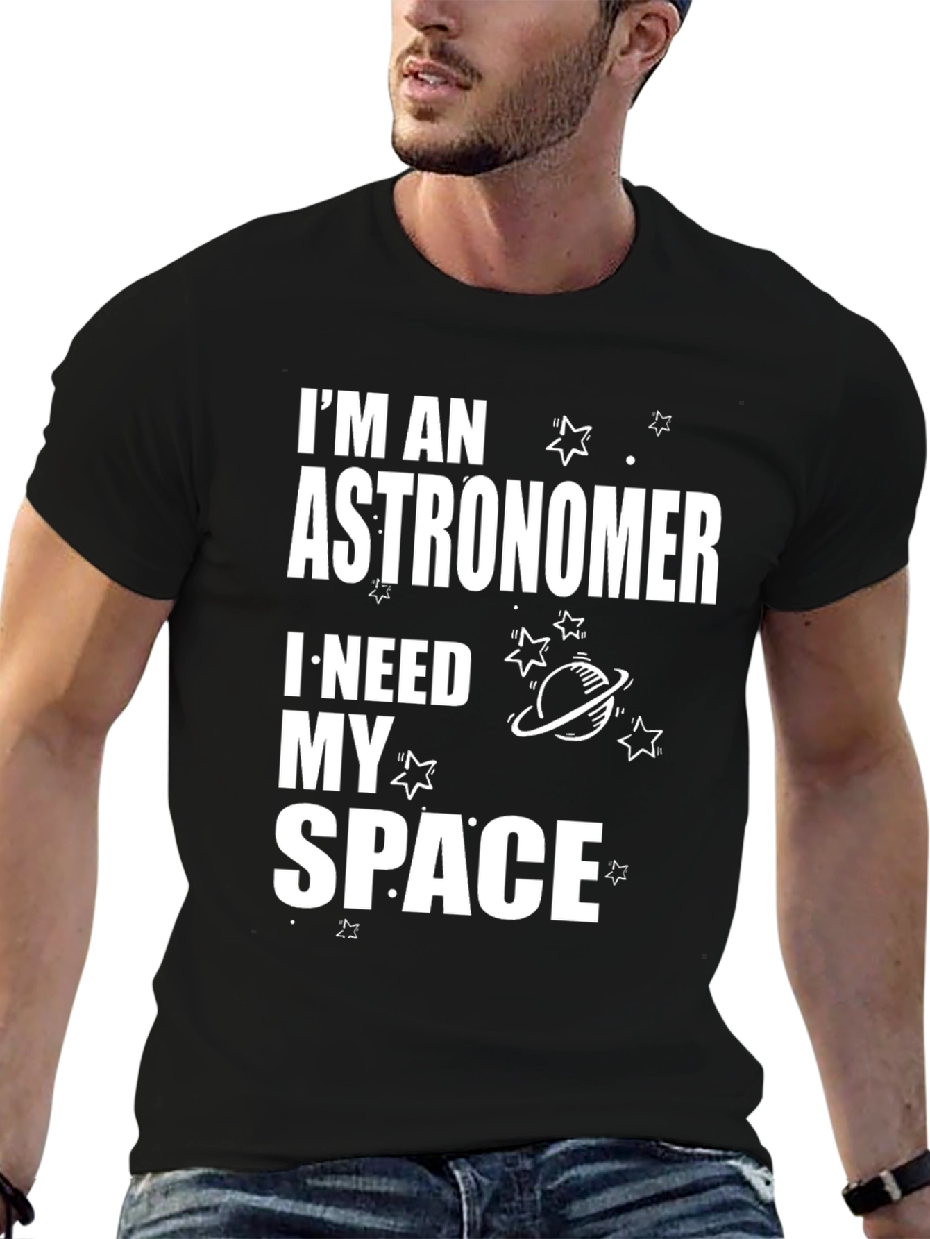 Astronomer Space Graphic T-Shirt