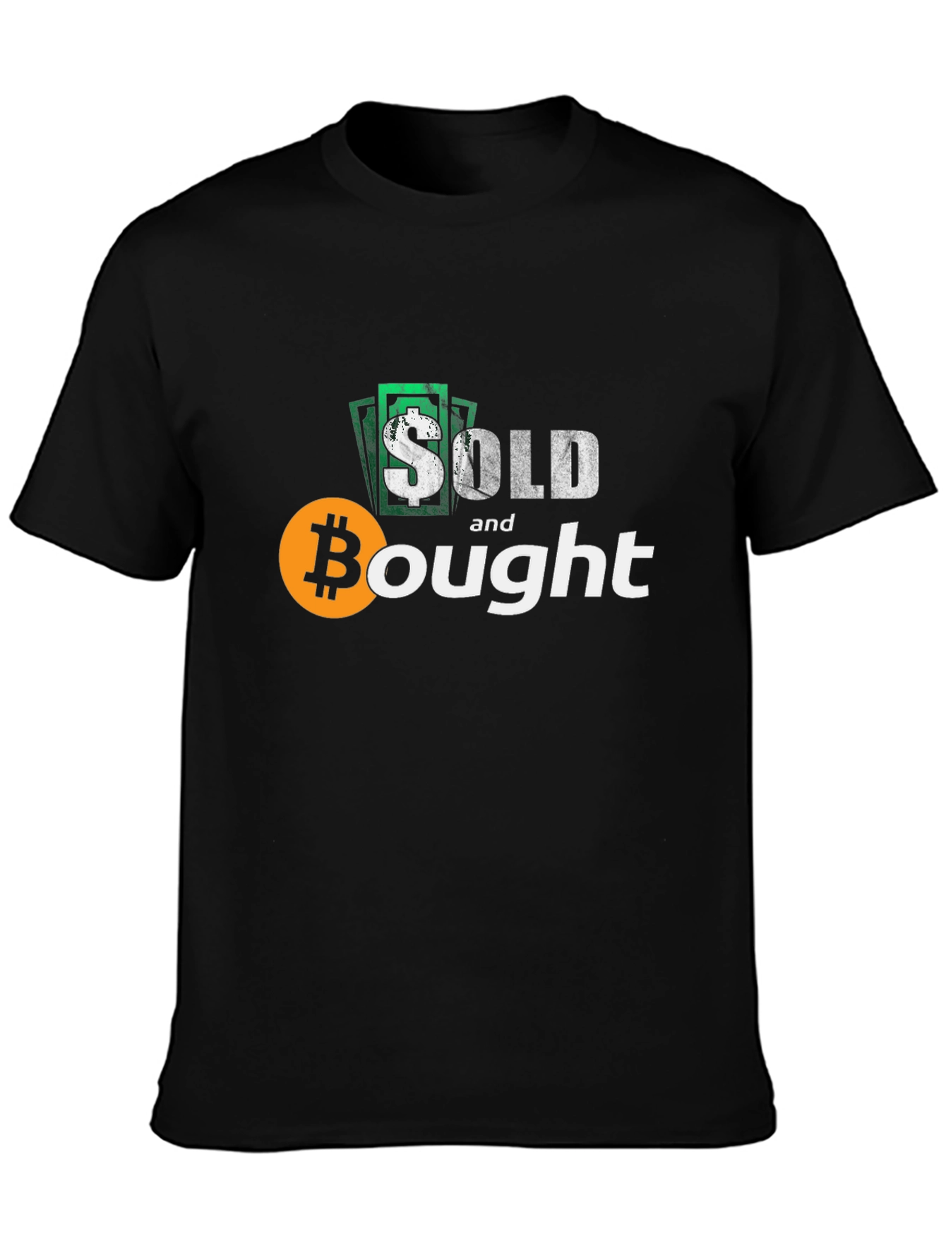 Bitcoin Sold & Bought Black T-Shirt