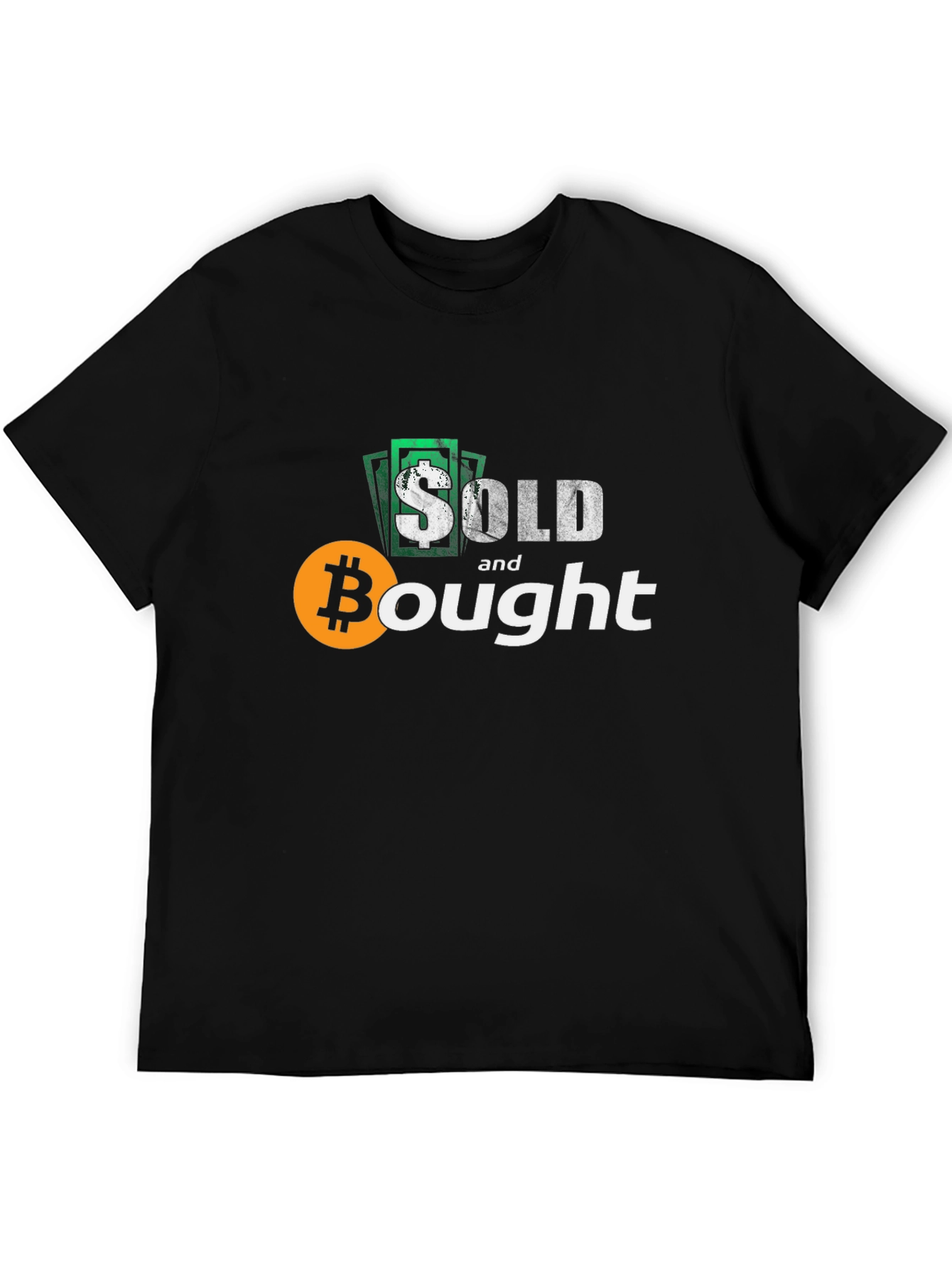 Bitcoin Sold & Bought Black T-Shirt