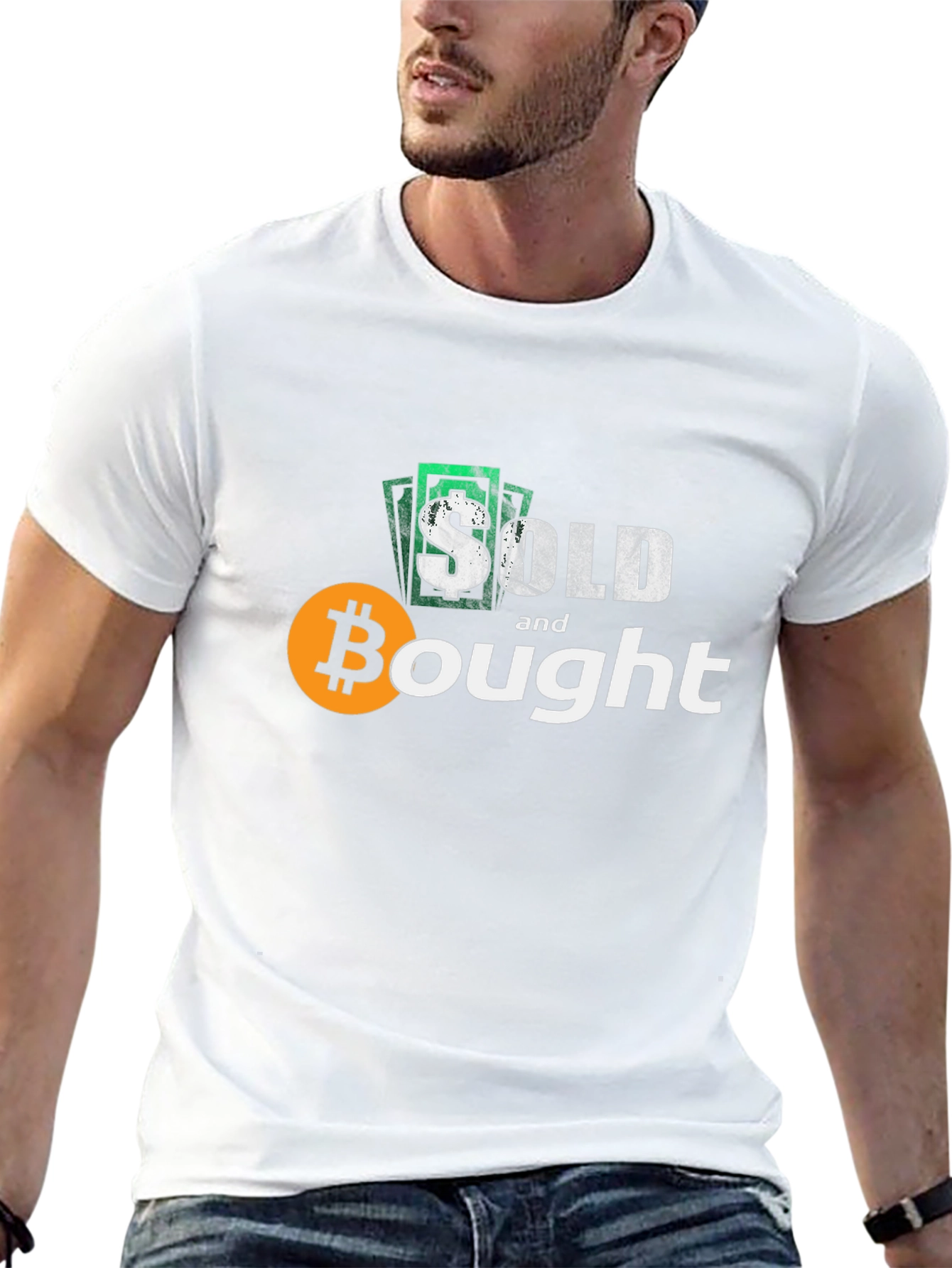 Bitcoin Sold & Bought Black T-Shirt