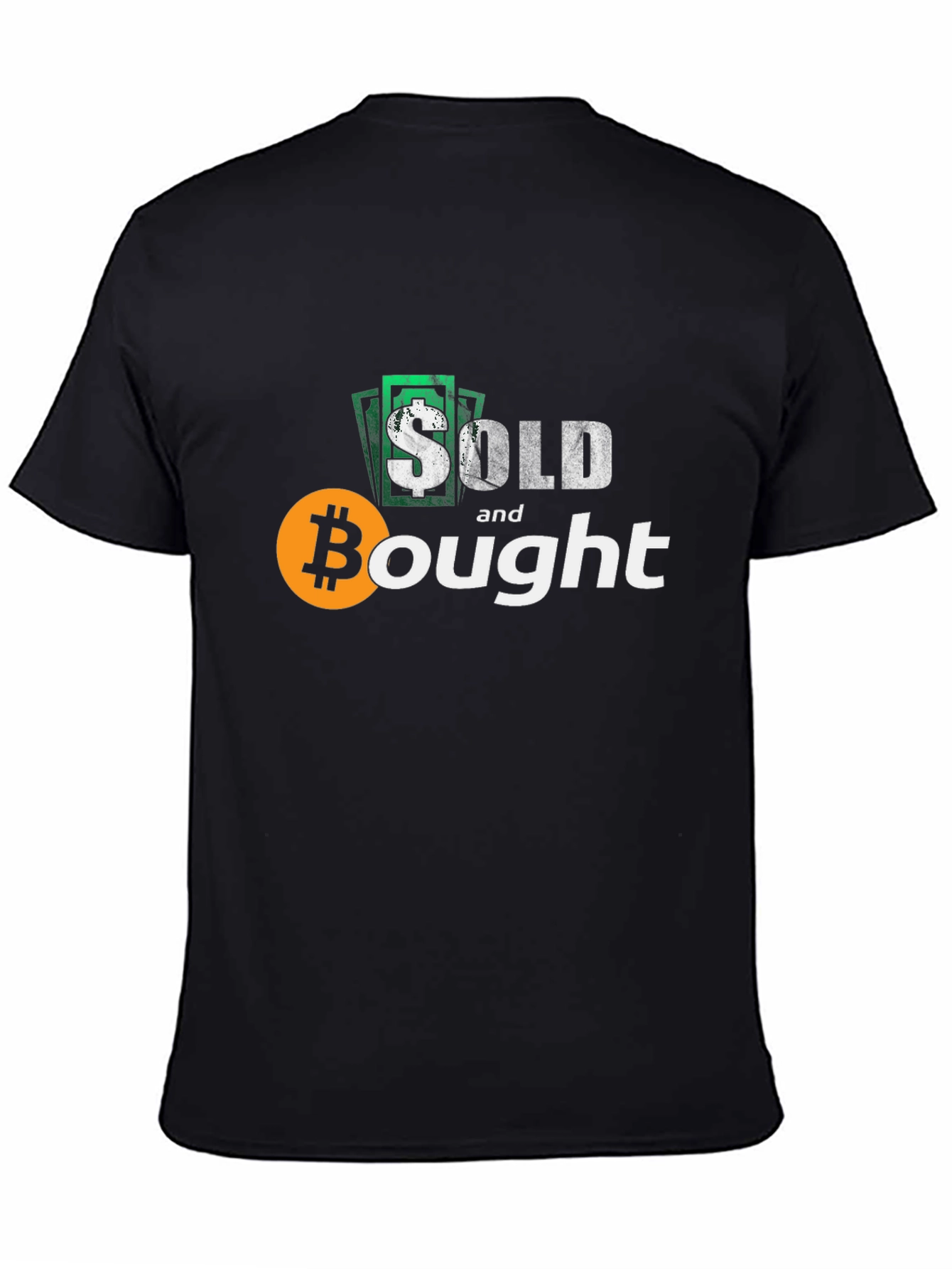 Bitcoin Sold & Bought Black T-Shirt