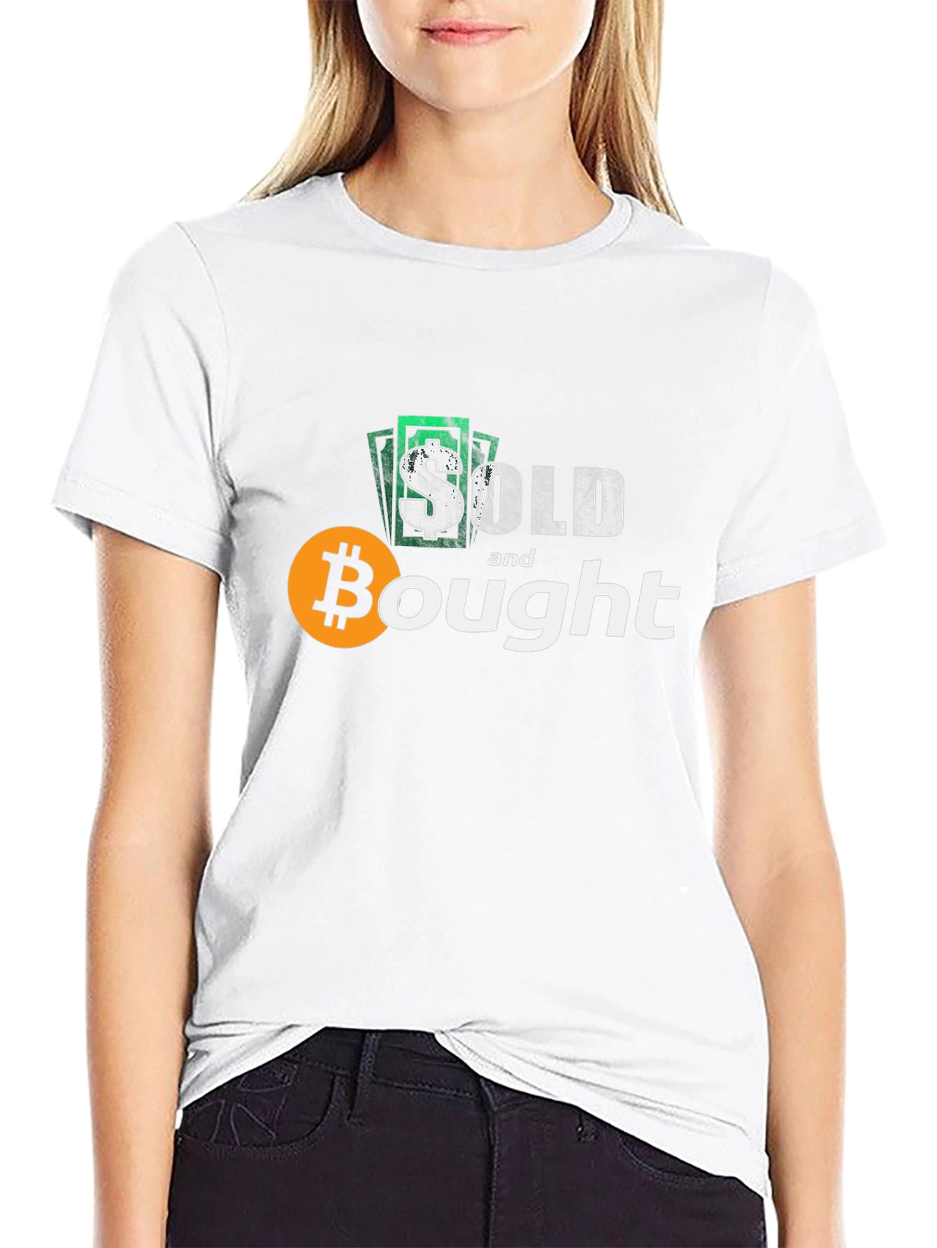 Bitcoin Sold & Bought Black T-Shirt