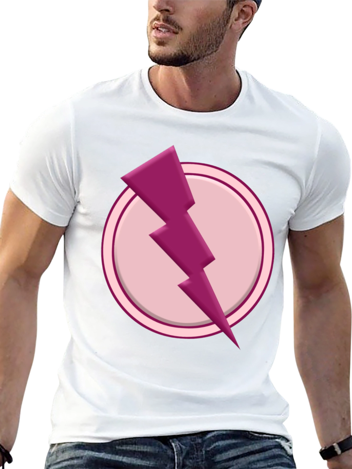 Lightning Bolt Graphic Tee - Stylish & Comfortable