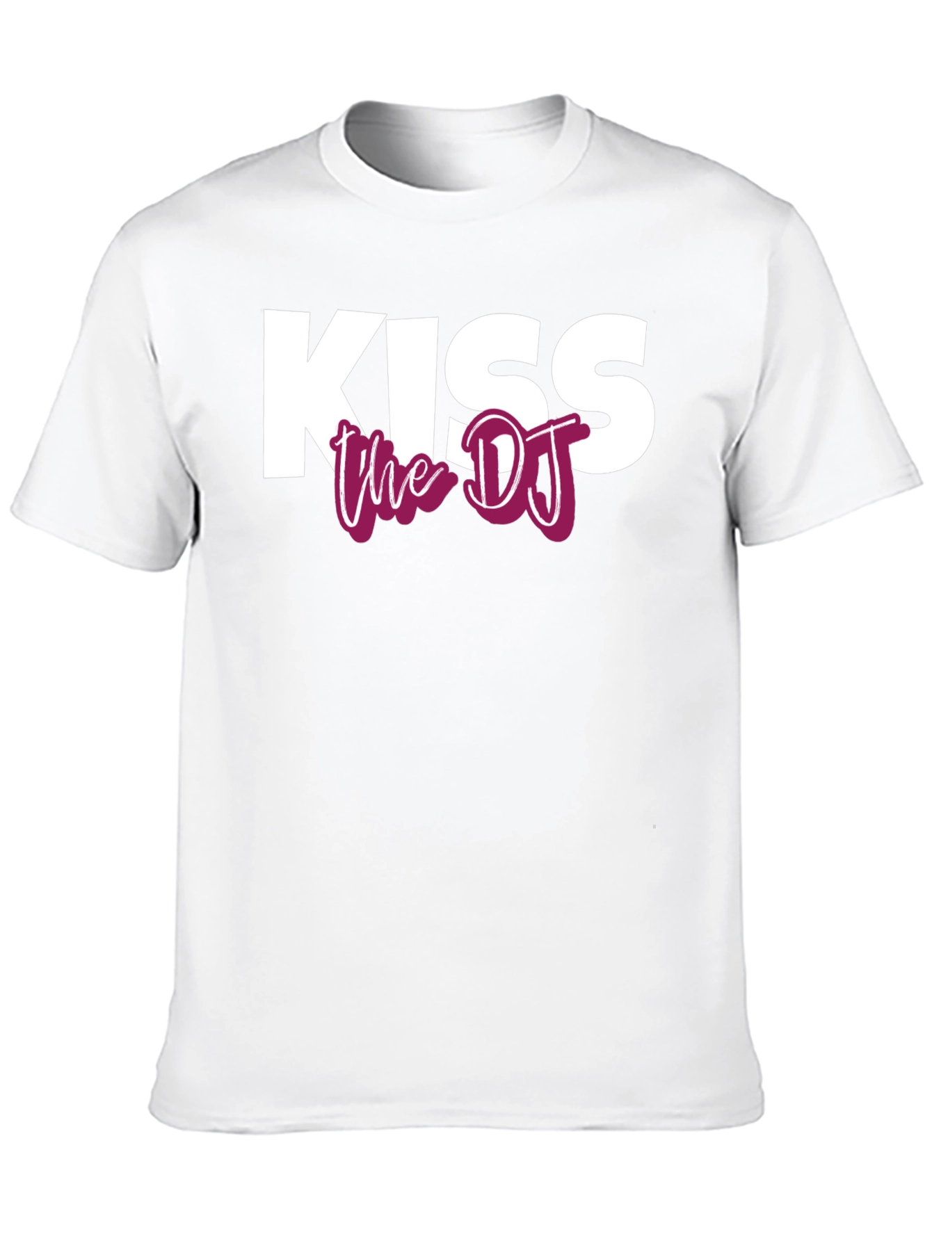 Kiss the DJ Graphic Tee - Black Unisex T-Shirt