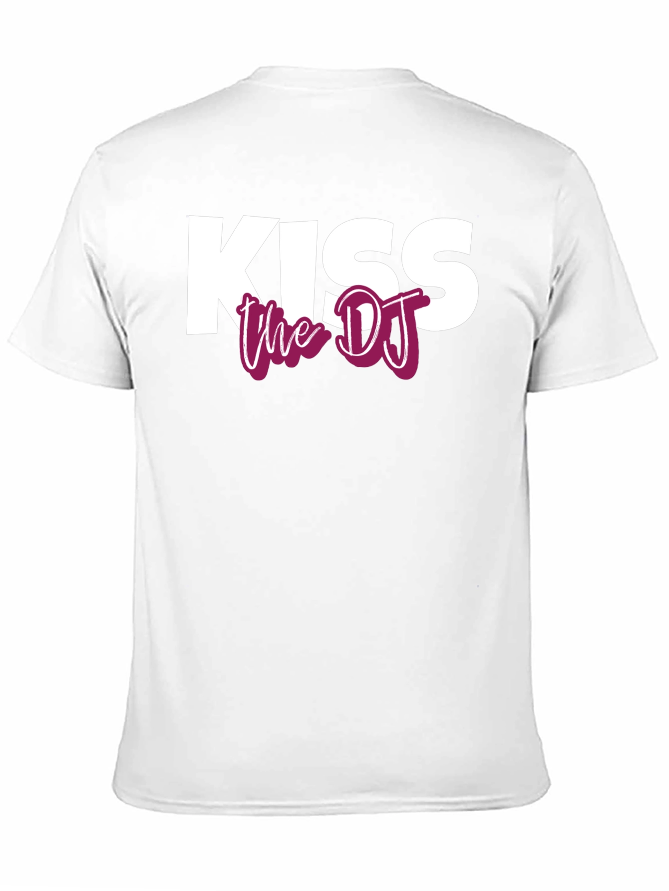Kiss the DJ Graphic Tee - Black Unisex T-Shirt
