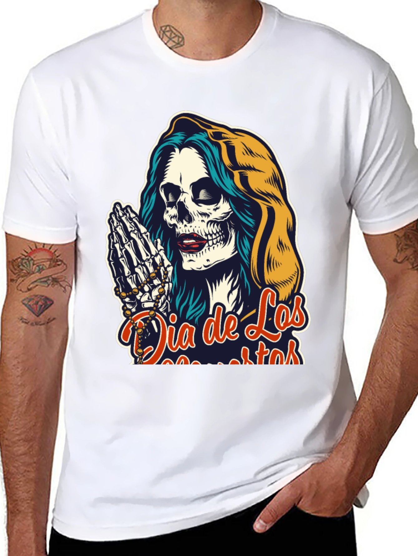 Day of the Dead T-Shirt - Skull Design