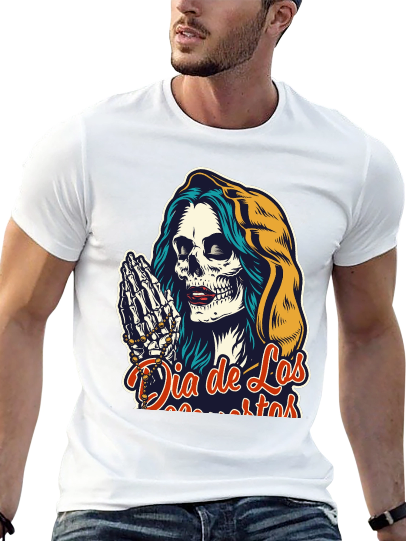 Day of the Dead T-Shirt - Skull Design