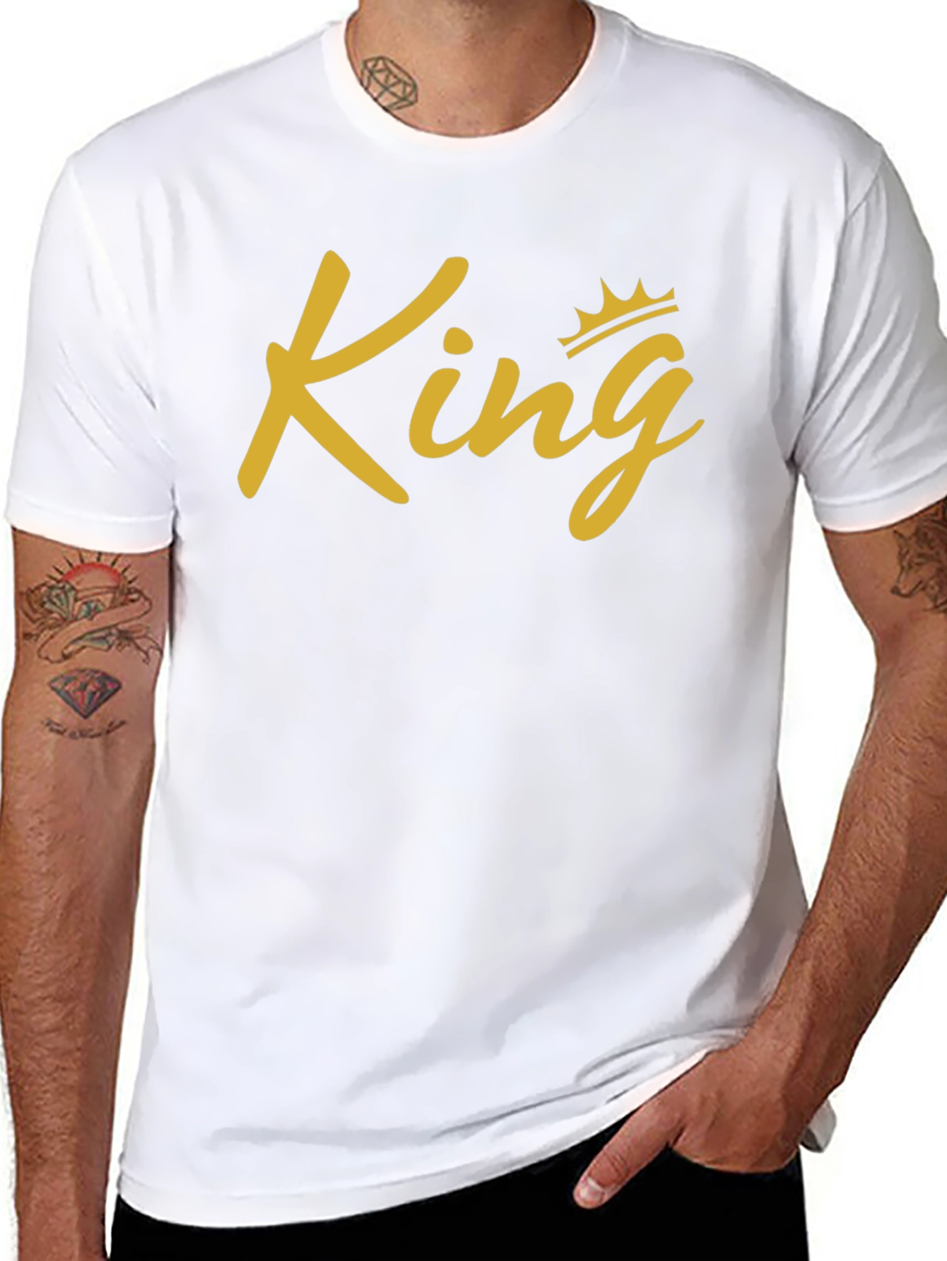 King Graphic Tee - Stylish Mens T-Shirt