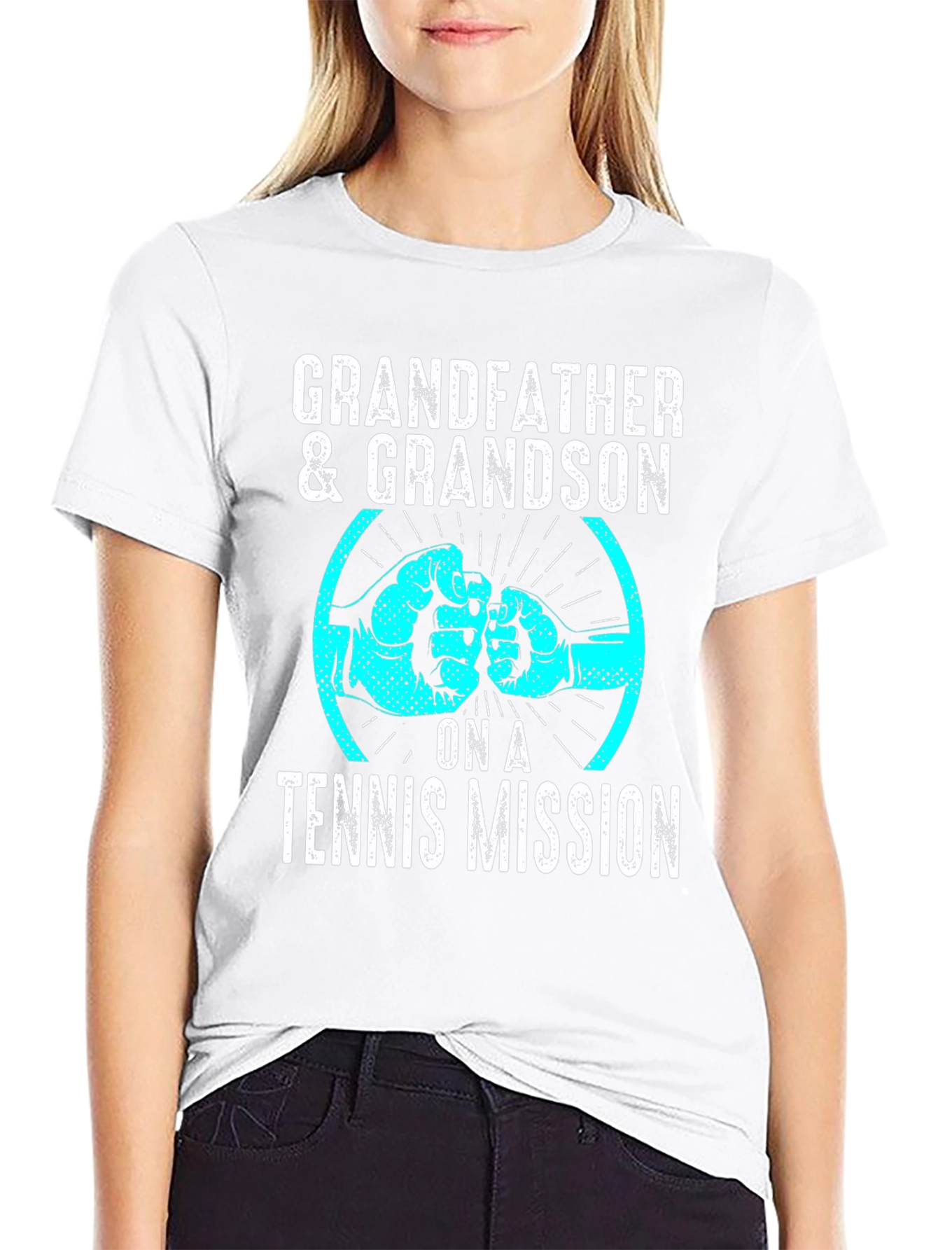 Grandfather & Grandson Tennis Mission T-Shirt
