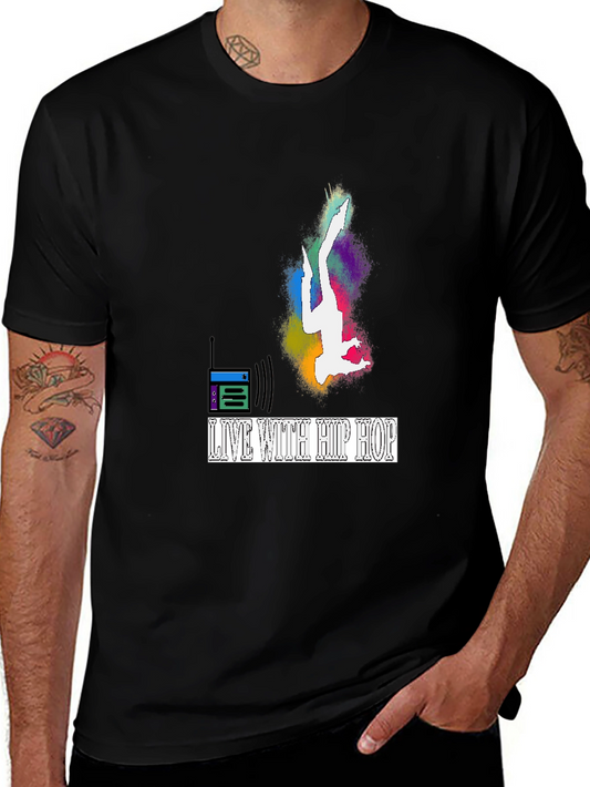 Live With Hip Hop Graphic T-Shirt