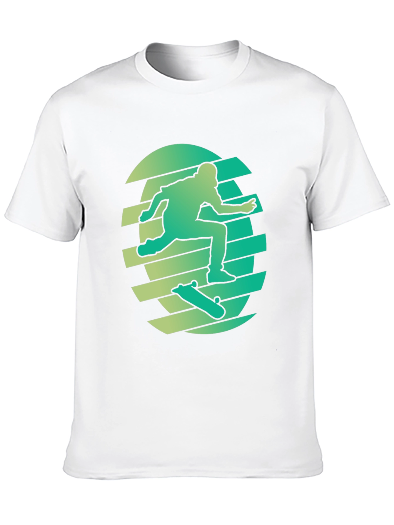 Skateboarder Graphic Tee - Cool Style