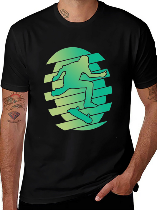 Skateboarder Graphic Tee - Cool Style