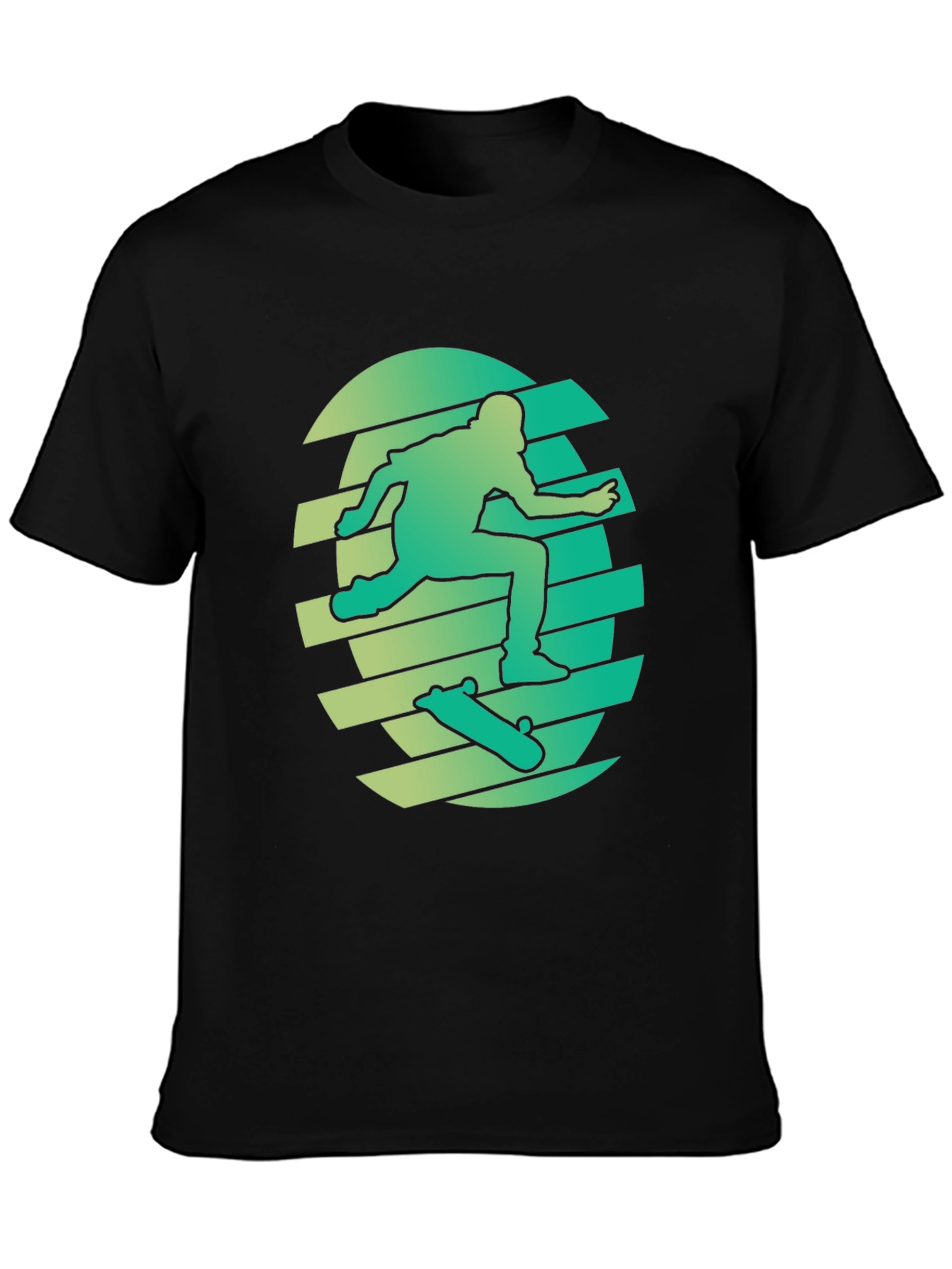 Skateboarder Graphic Tee - Cool Style