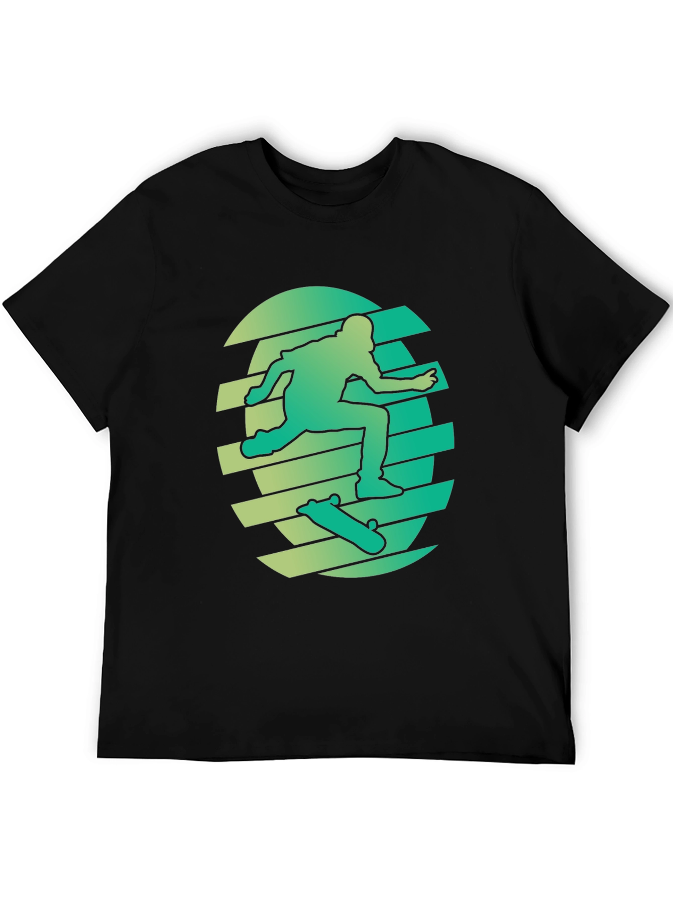 Skateboarder Graphic Tee - Cool Style