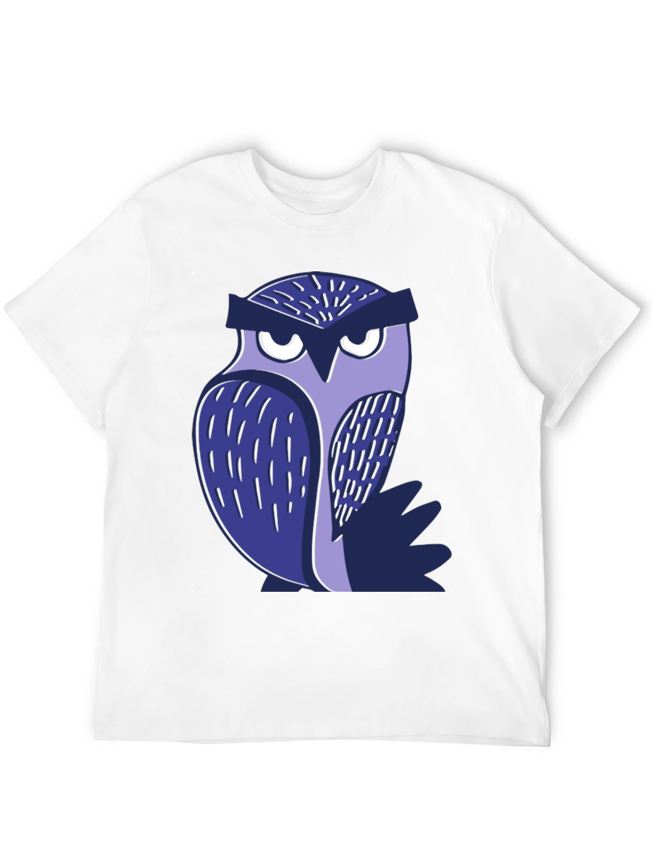 Cool Owl Graphic Tee - Black Unisex T-Shirt