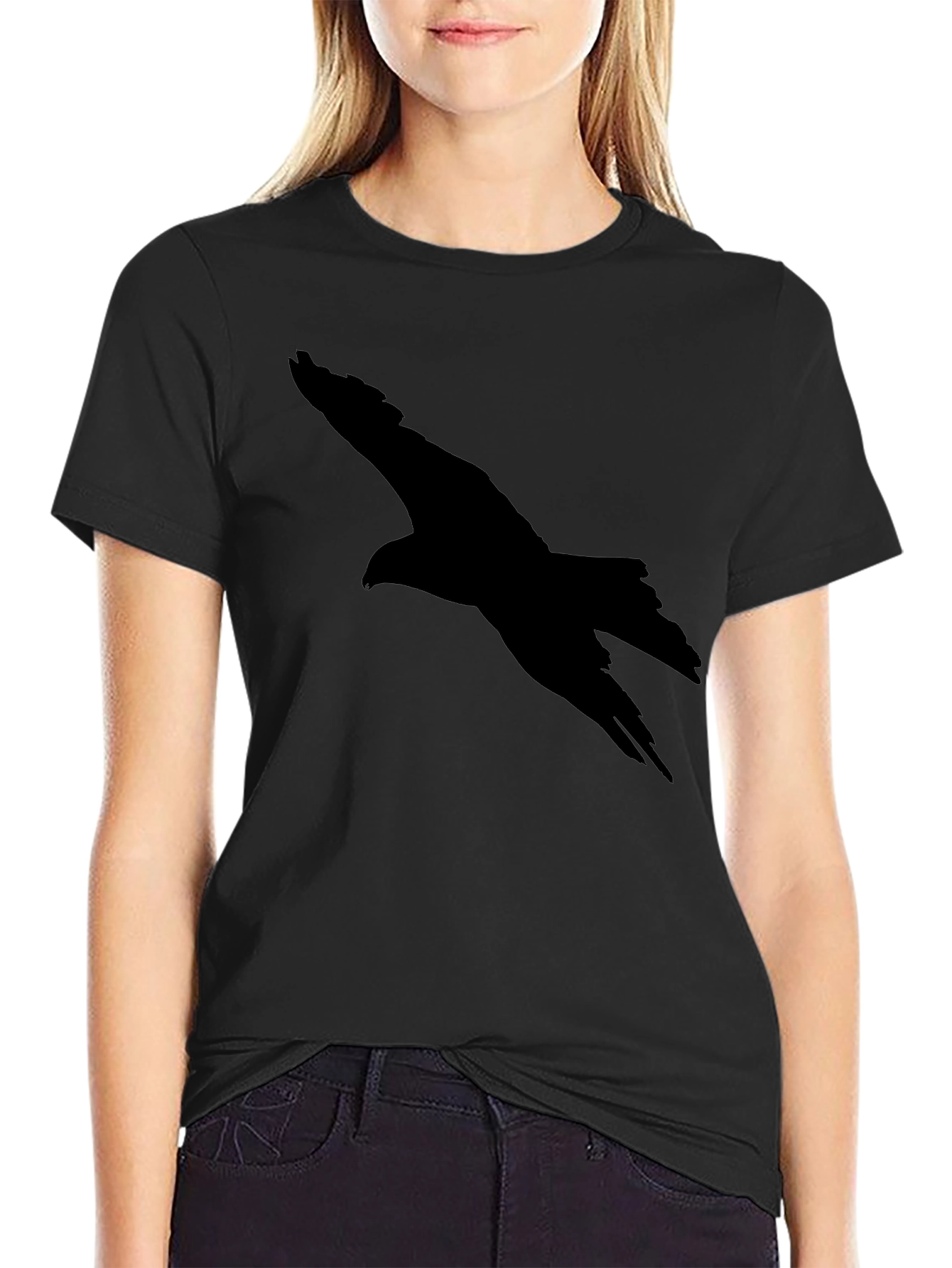 Black Eagle Silhouette T-Shirt - Mens