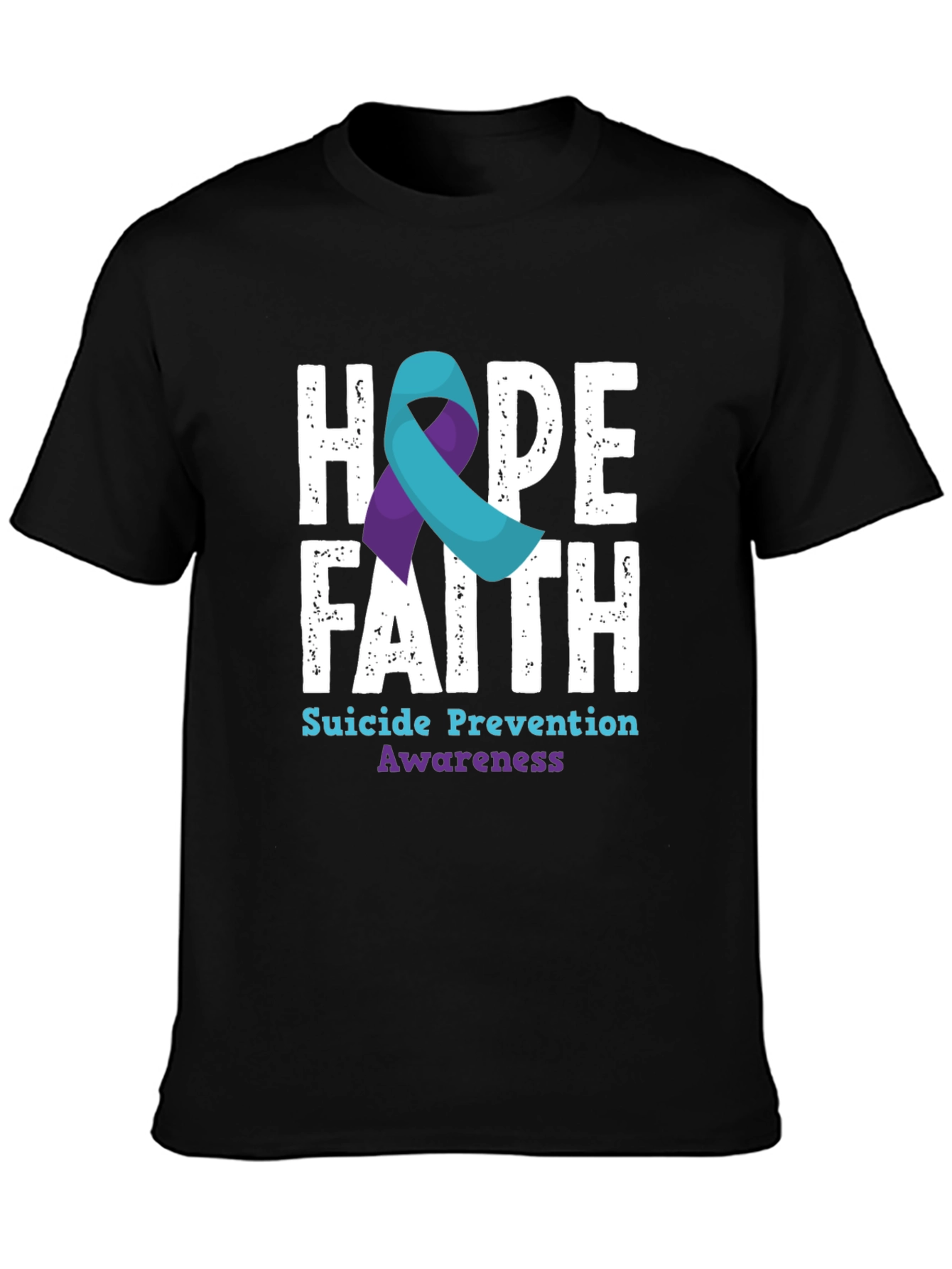 Hope Faith Suicide Prevention Awareness T-Shirt