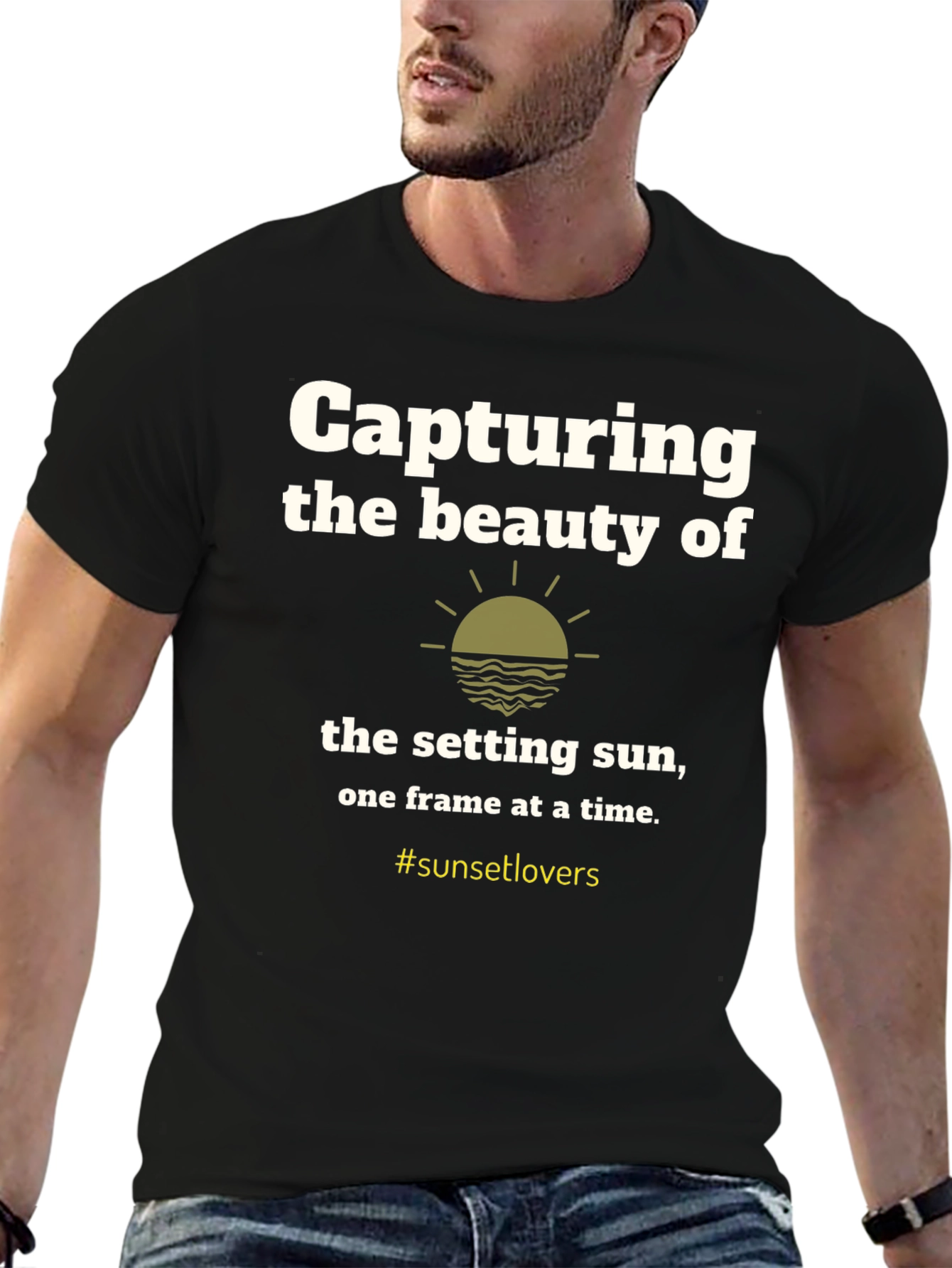 Sunset Lovers Graphic T-Shirt - Capturing Beauty Tee