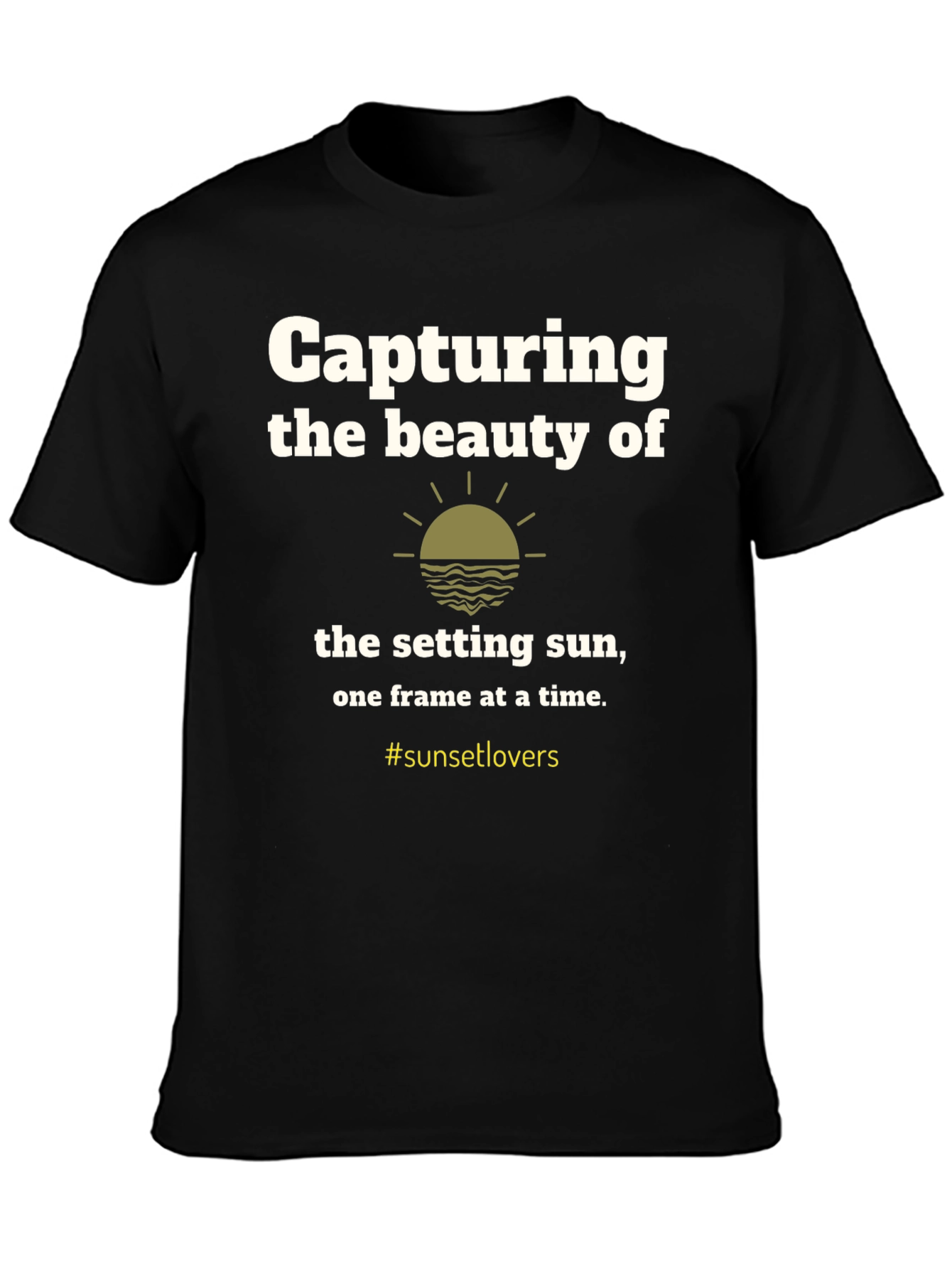 Sunset Lovers Graphic T-Shirt - Capturing Beauty Tee