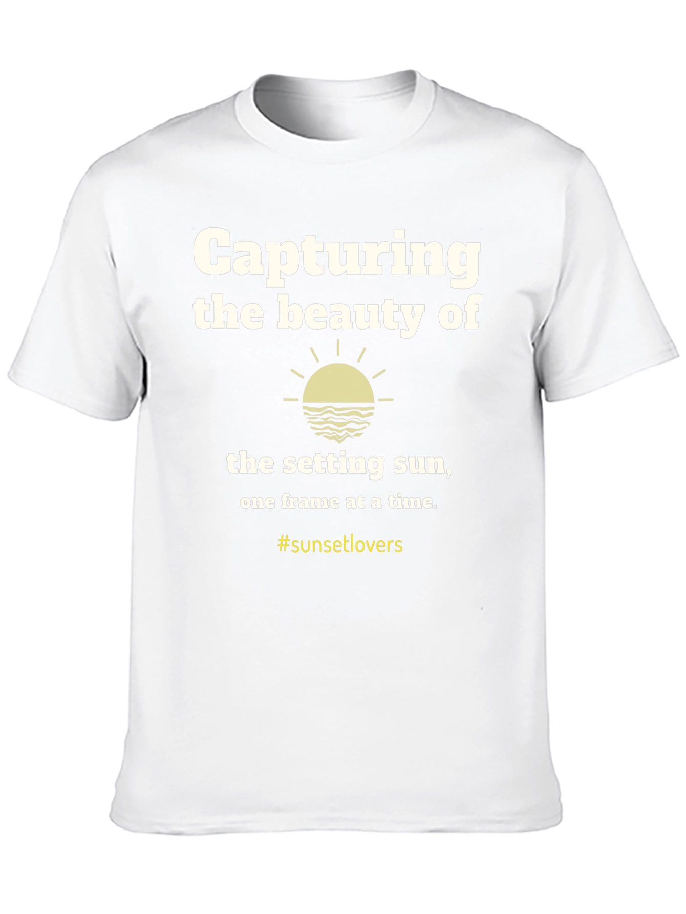 Sunset Lovers Graphic T-Shirt - Capturing Beauty Tee