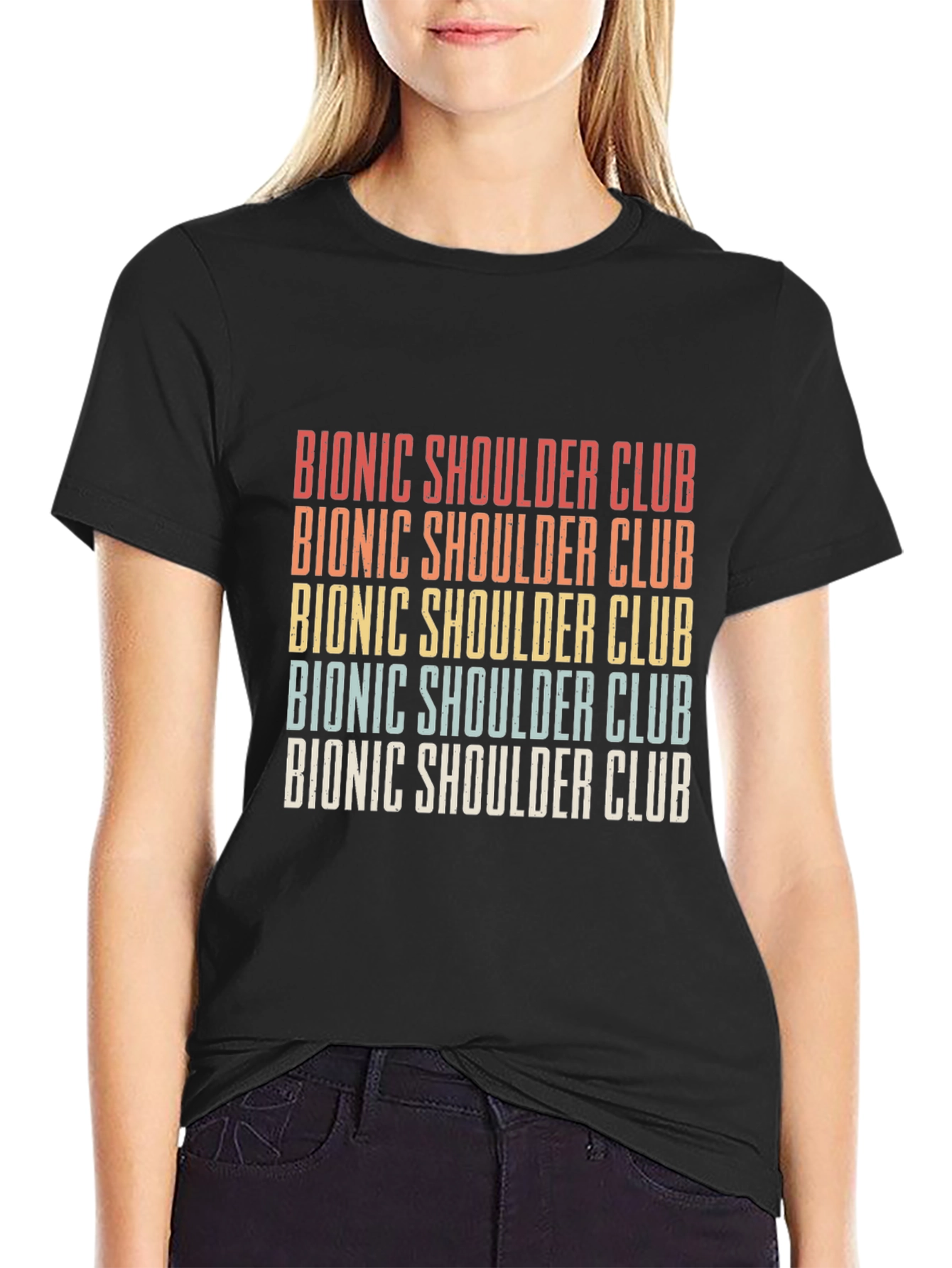 Bionic Shoulder Club Retro Graphic Tee