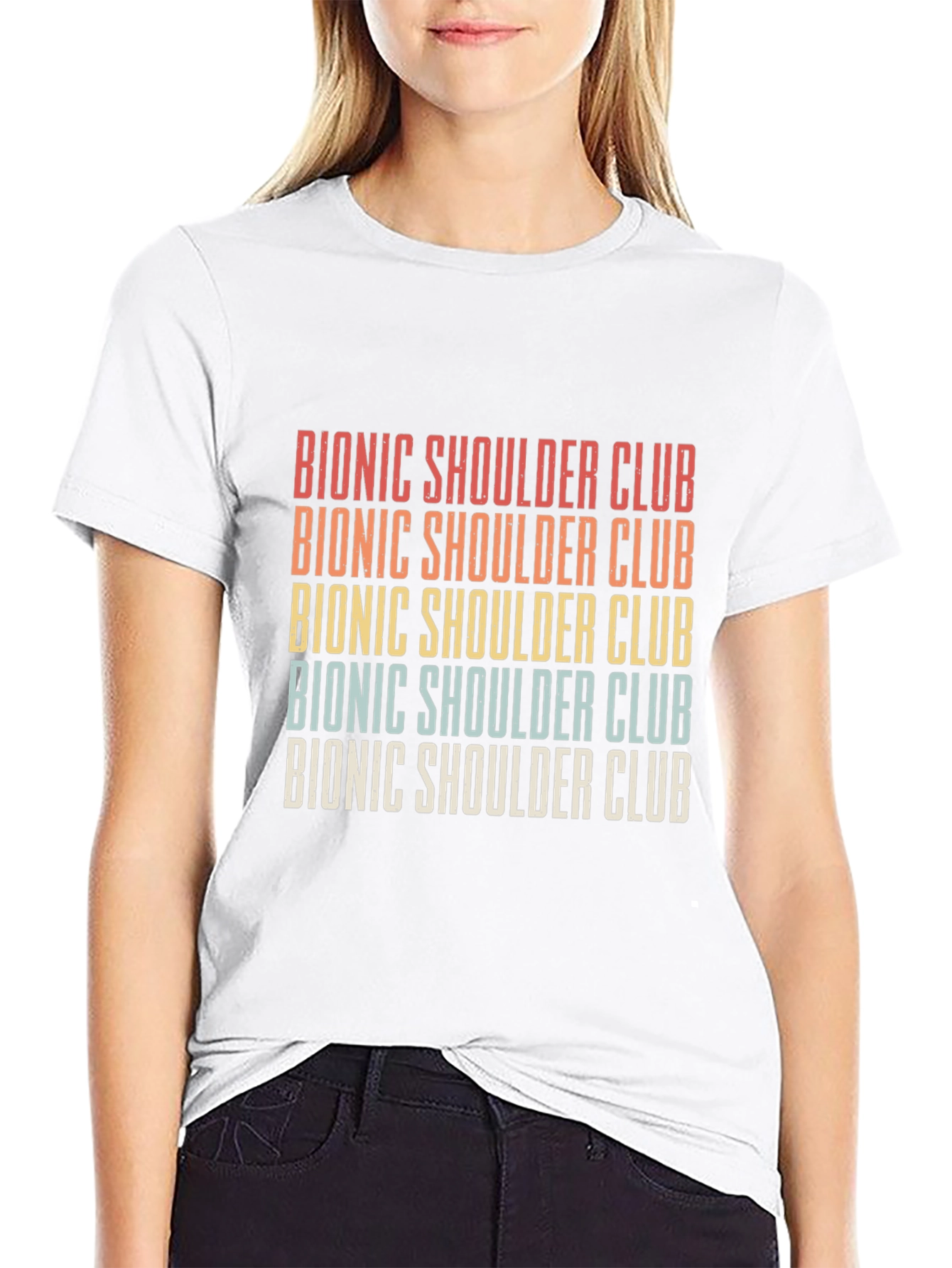 Bionic Shoulder Club Retro Graphic Tee
