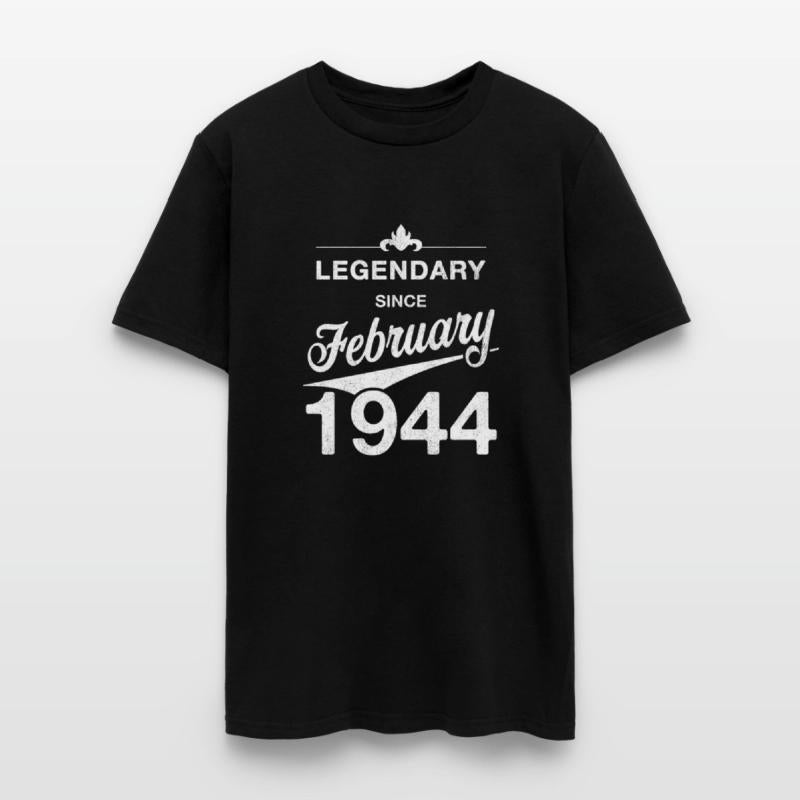 80th Birthday 80 Year Old Born February 1944 Gift