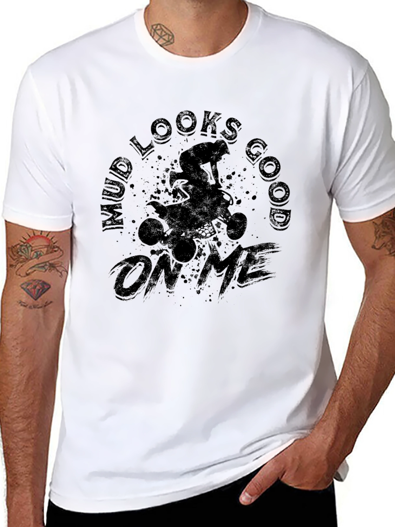 Mud Looks Good on Me ATV T-Shirt