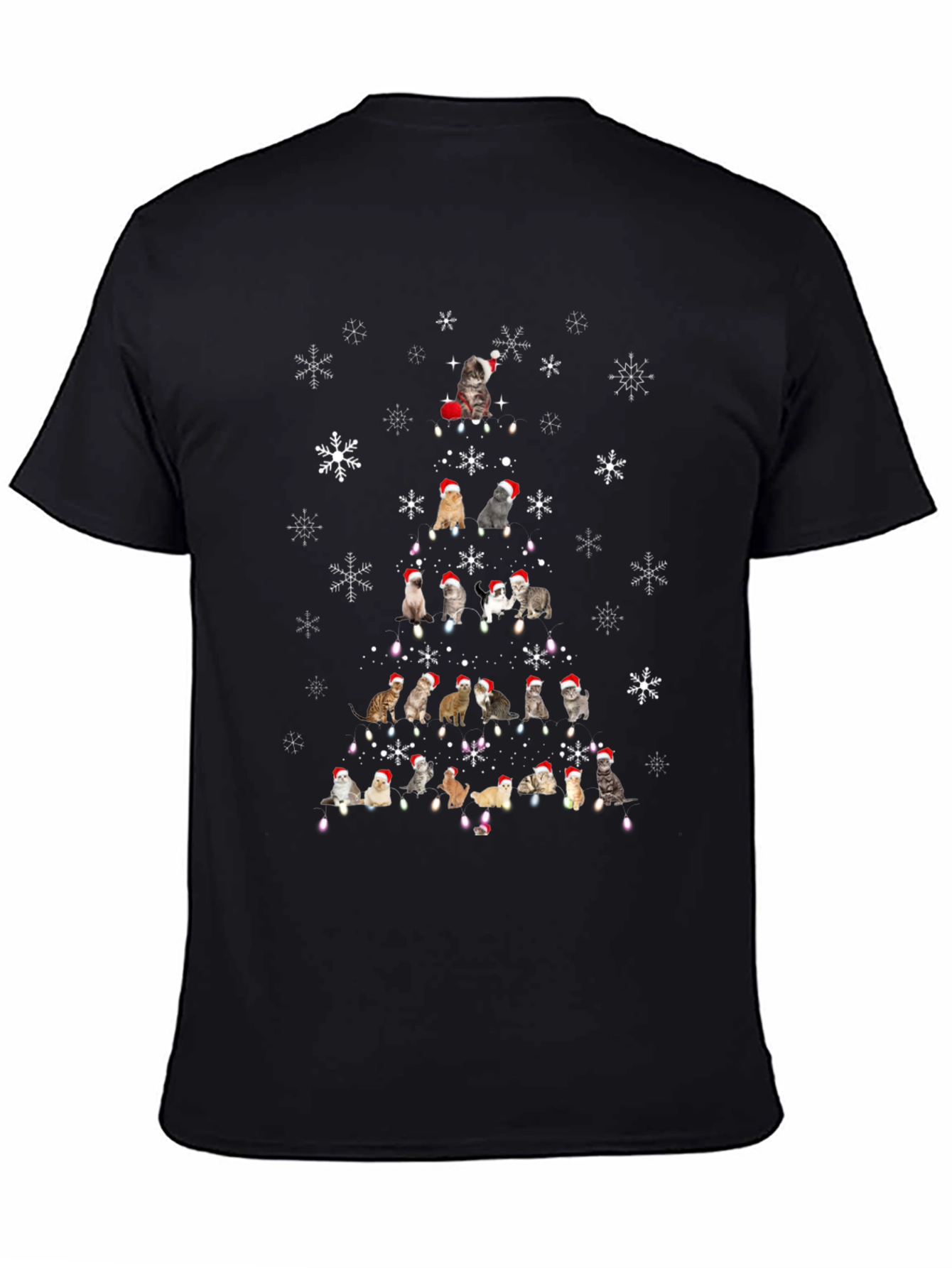 Cat Christmas Tree T-Shirt