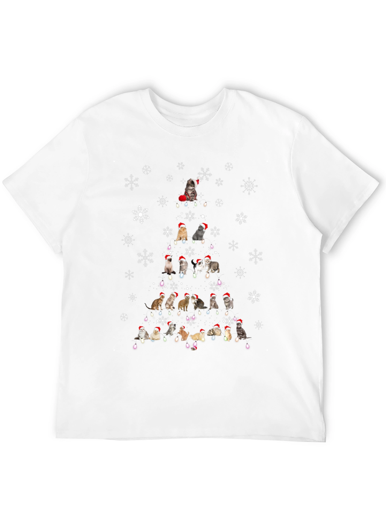 Cat Christmas Tree T-Shirt