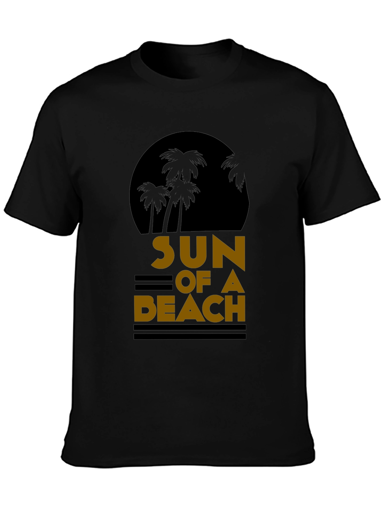 Sun of a Beach Graphic Tee - Black