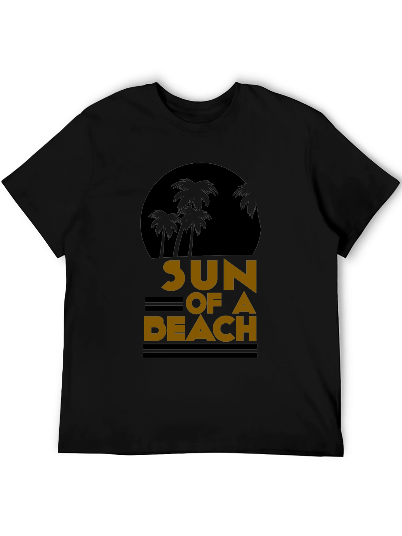 Sun of a Beach Graphic Tee - Black