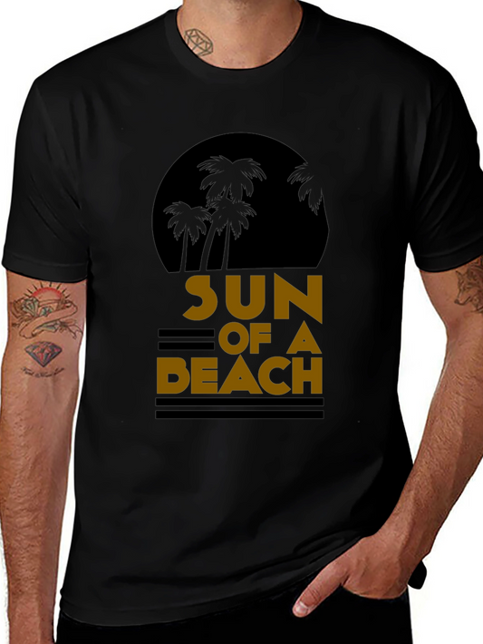 Sun of a Beach Graphic Tee - Black
