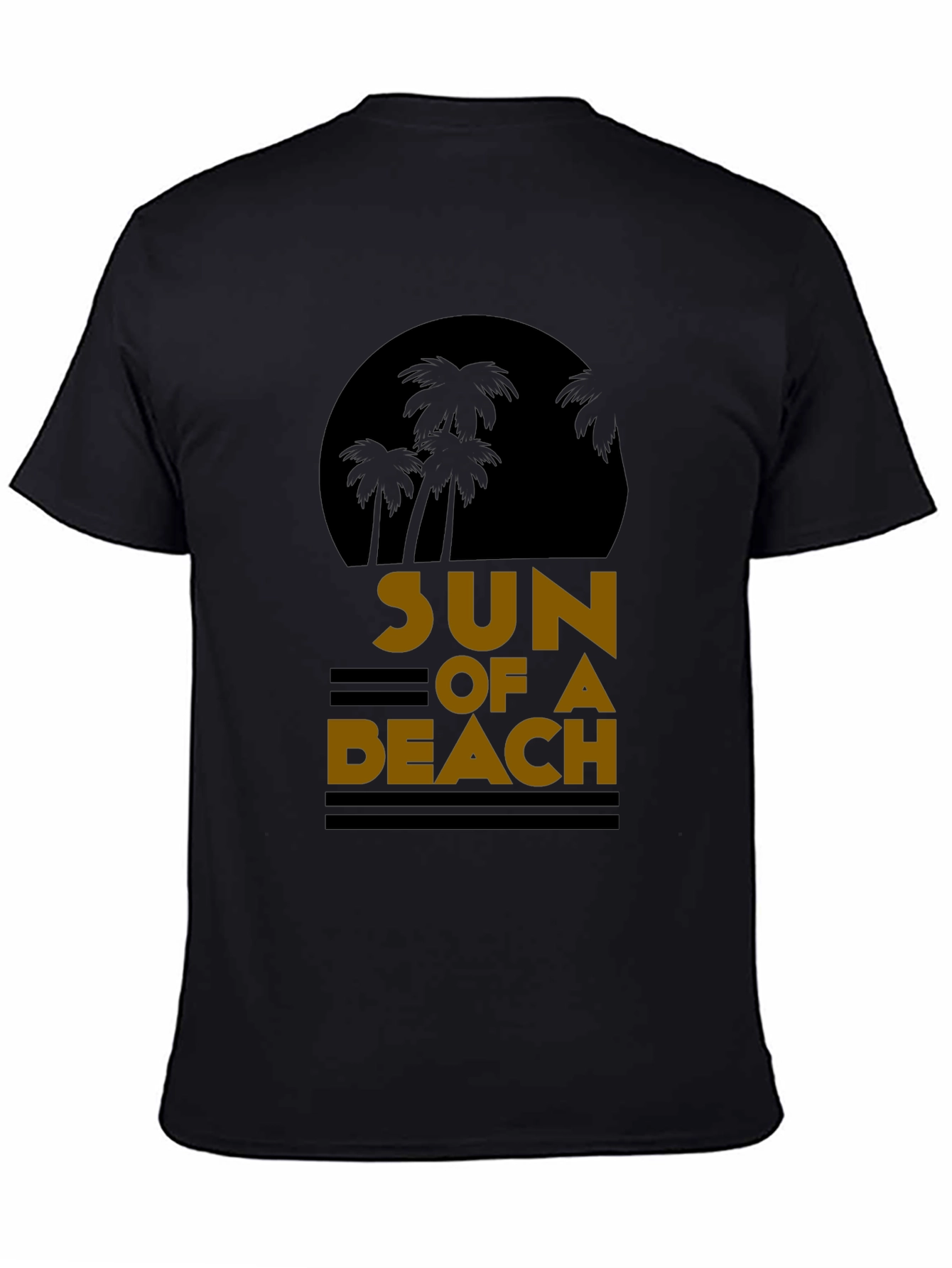 Sun of a Beach Graphic Tee - Black