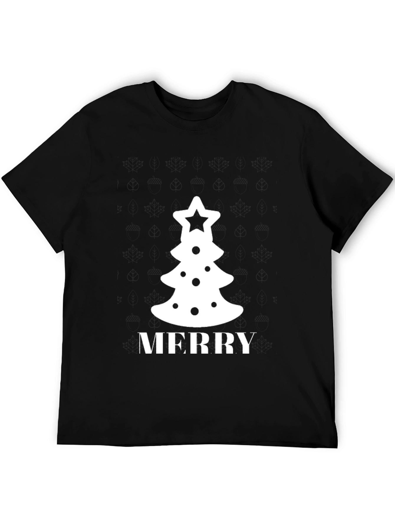 Festive Merry Christmas Tree Graphic Tee