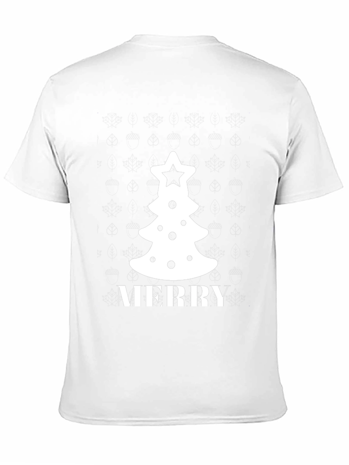 Festive Merry Christmas Tree Graphic Tee