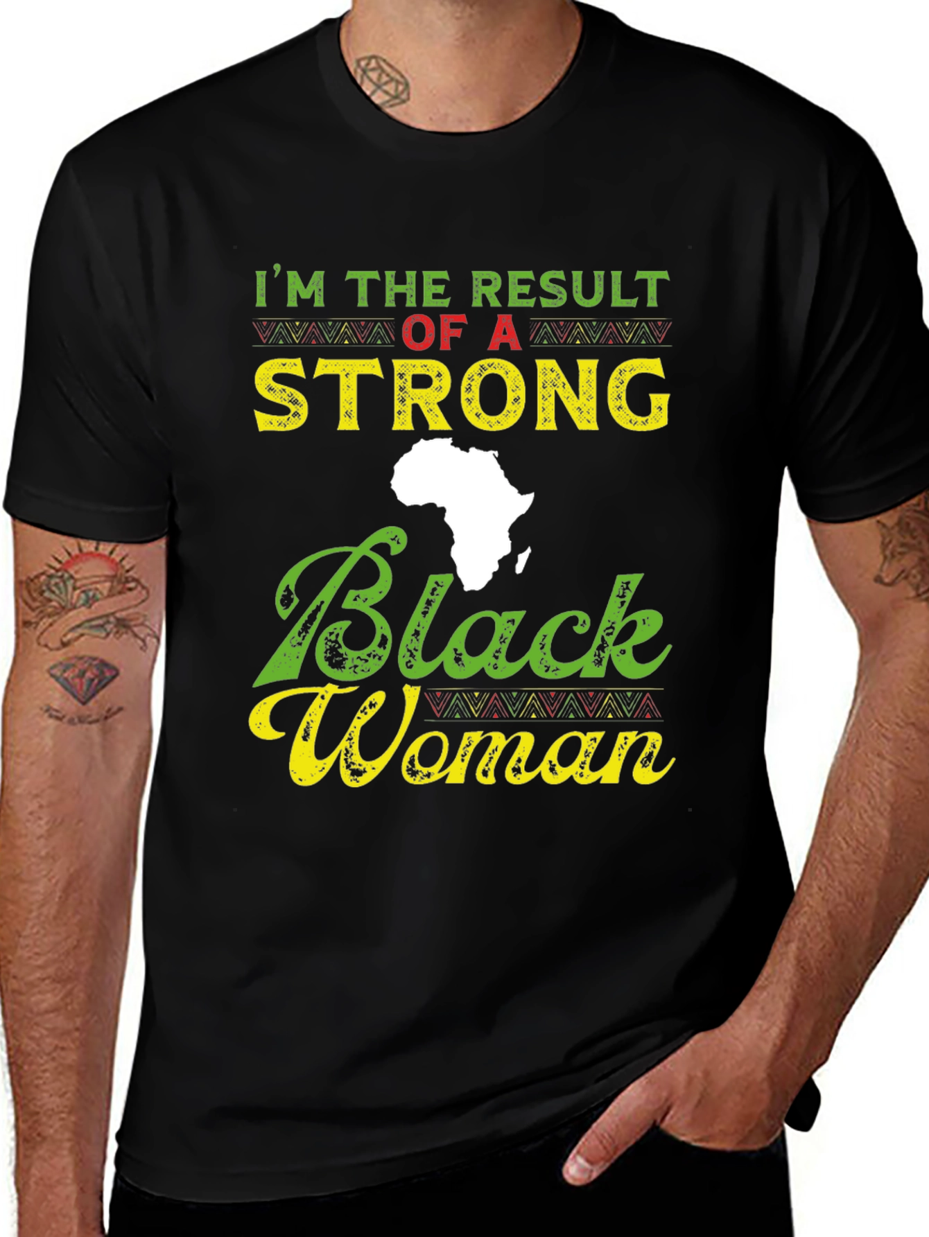 Strong Black Woman Graphic T-Shirt