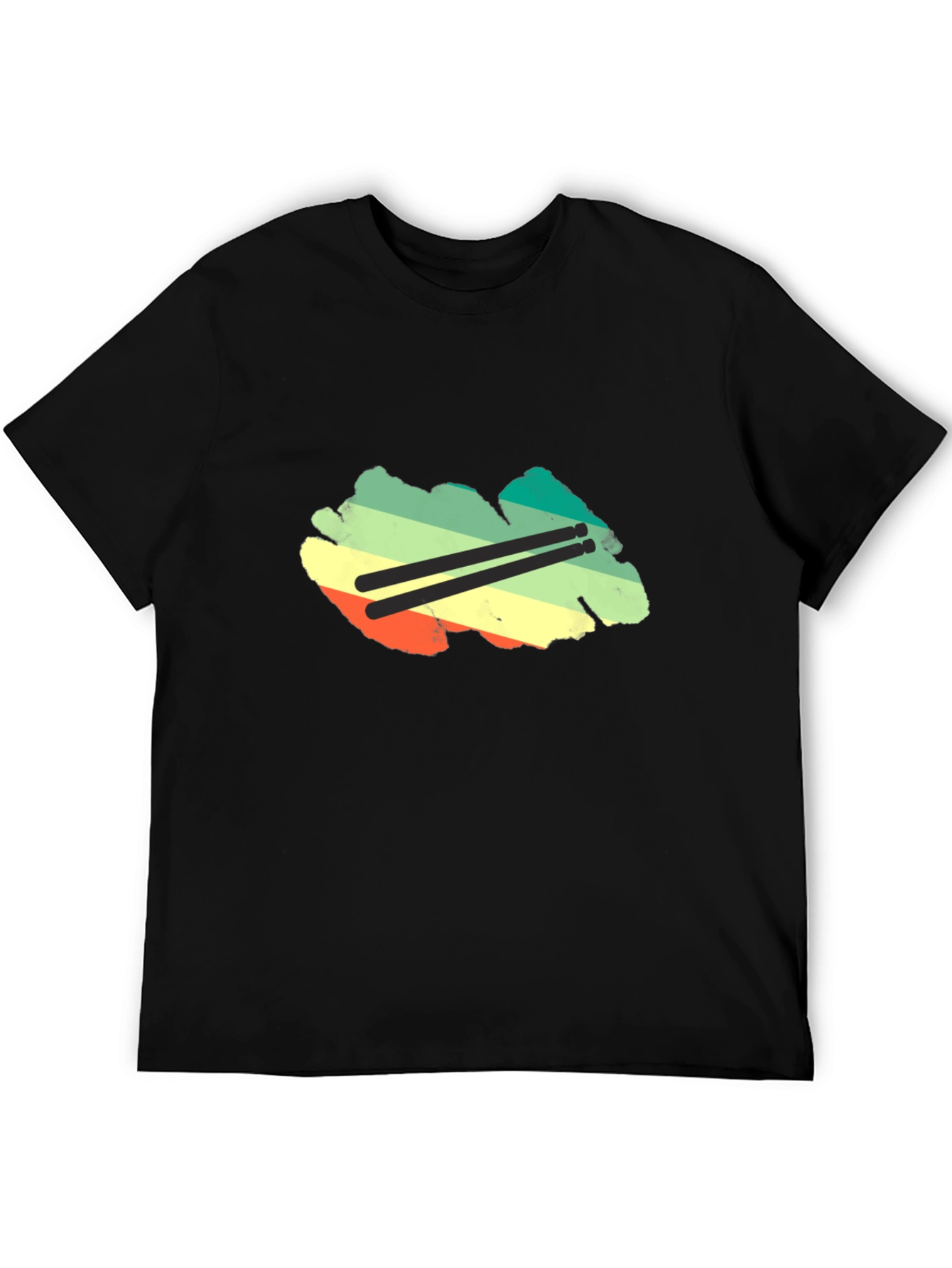 Retro Drummer T-Shirt - Music Lover Tee