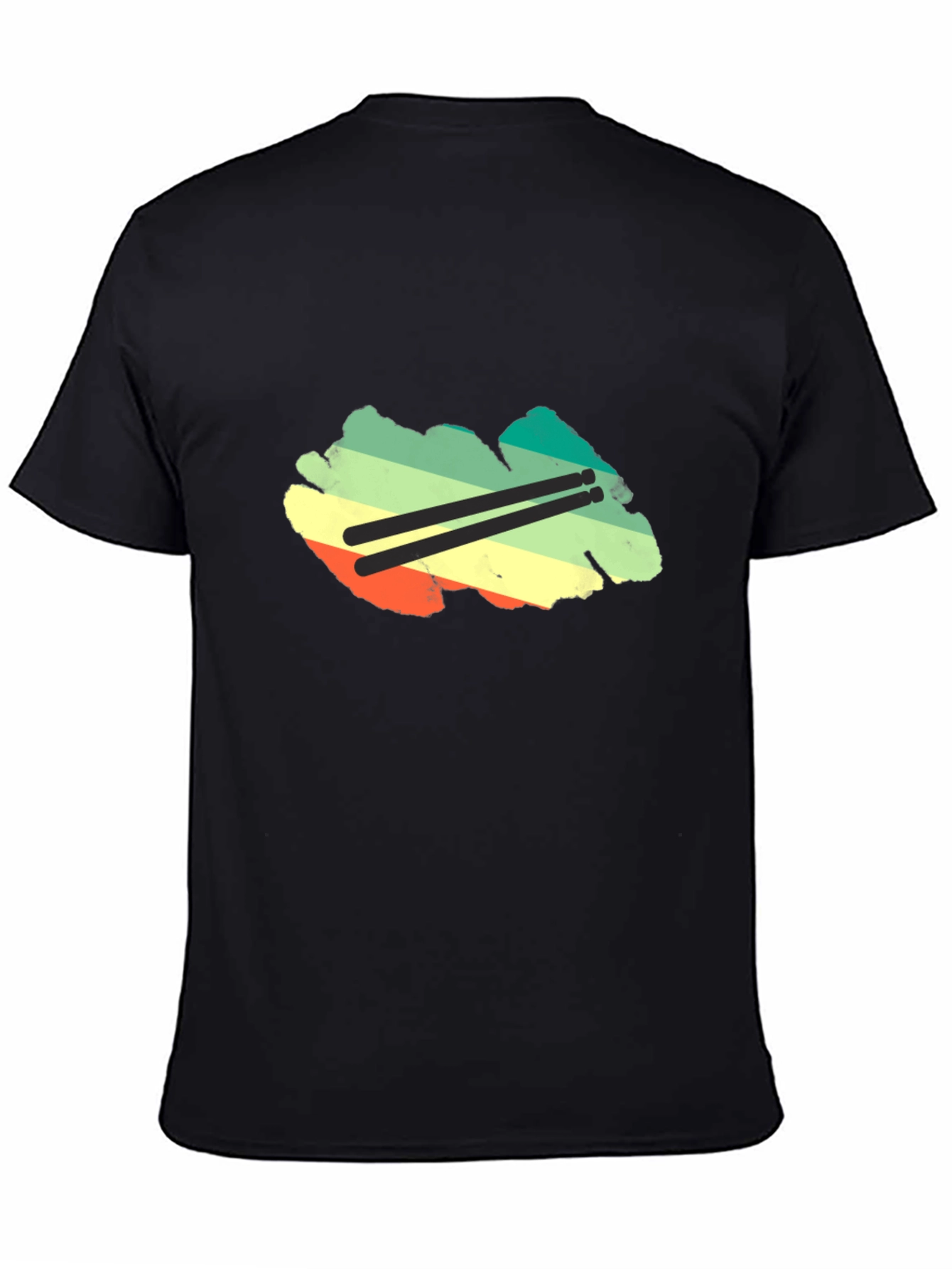 Retro Drummer T-Shirt - Music Lover Tee