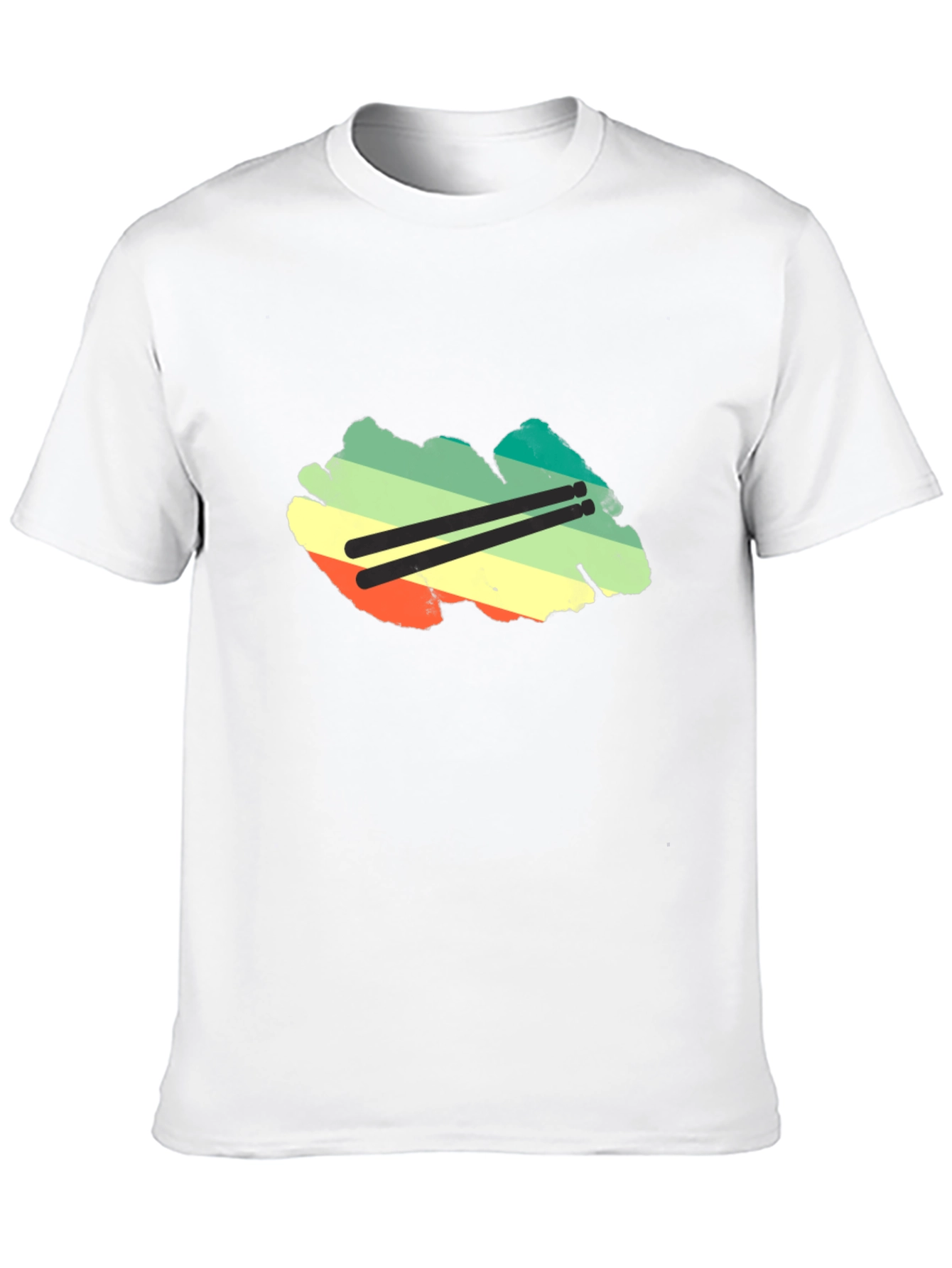 Retro Drummer T-Shirt - Music Lover Tee