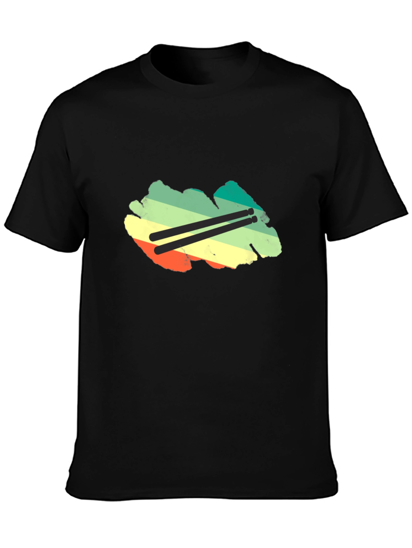 Retro Drummer T-Shirt - Music Lover Tee