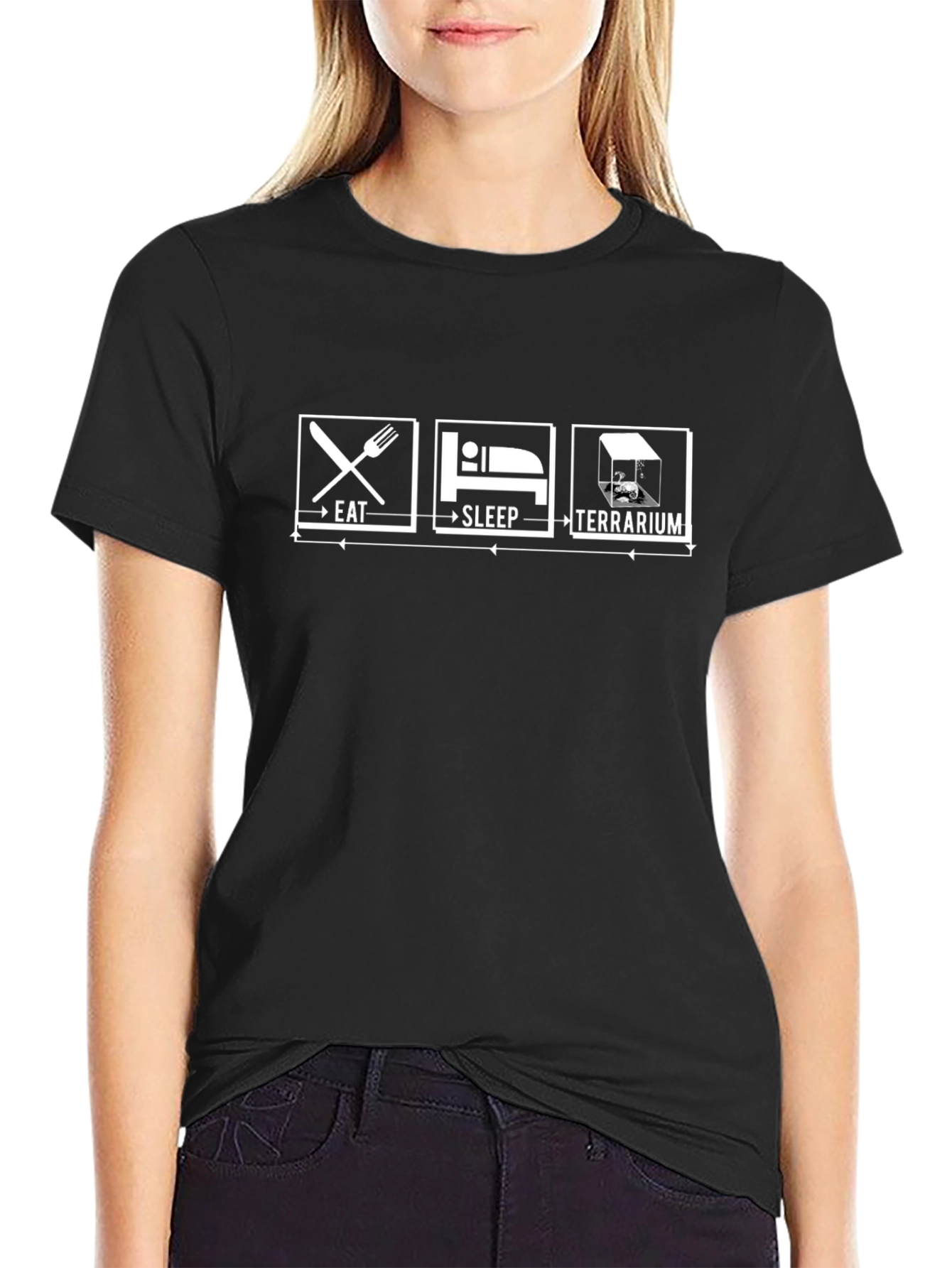Eat Sleep Terrarium Funny Hobby T-Shirt