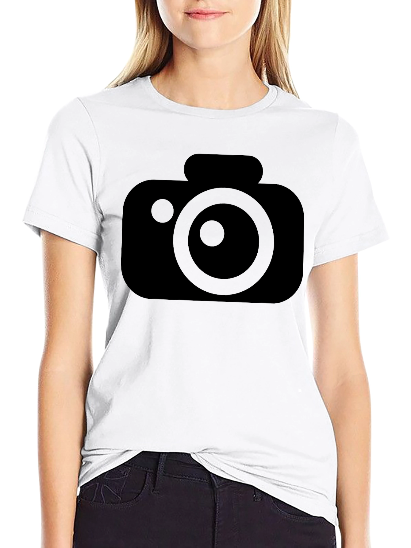 Camera Graphic Black T-Shirt